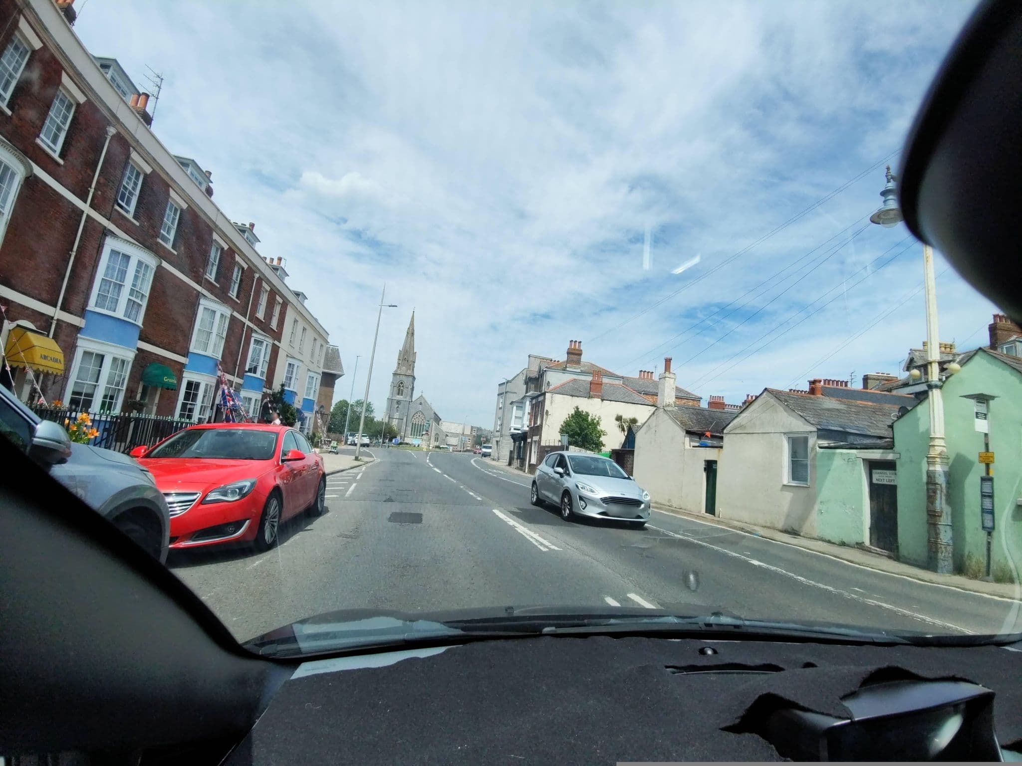 Street view near Philbeach Guest House, Weymouth
