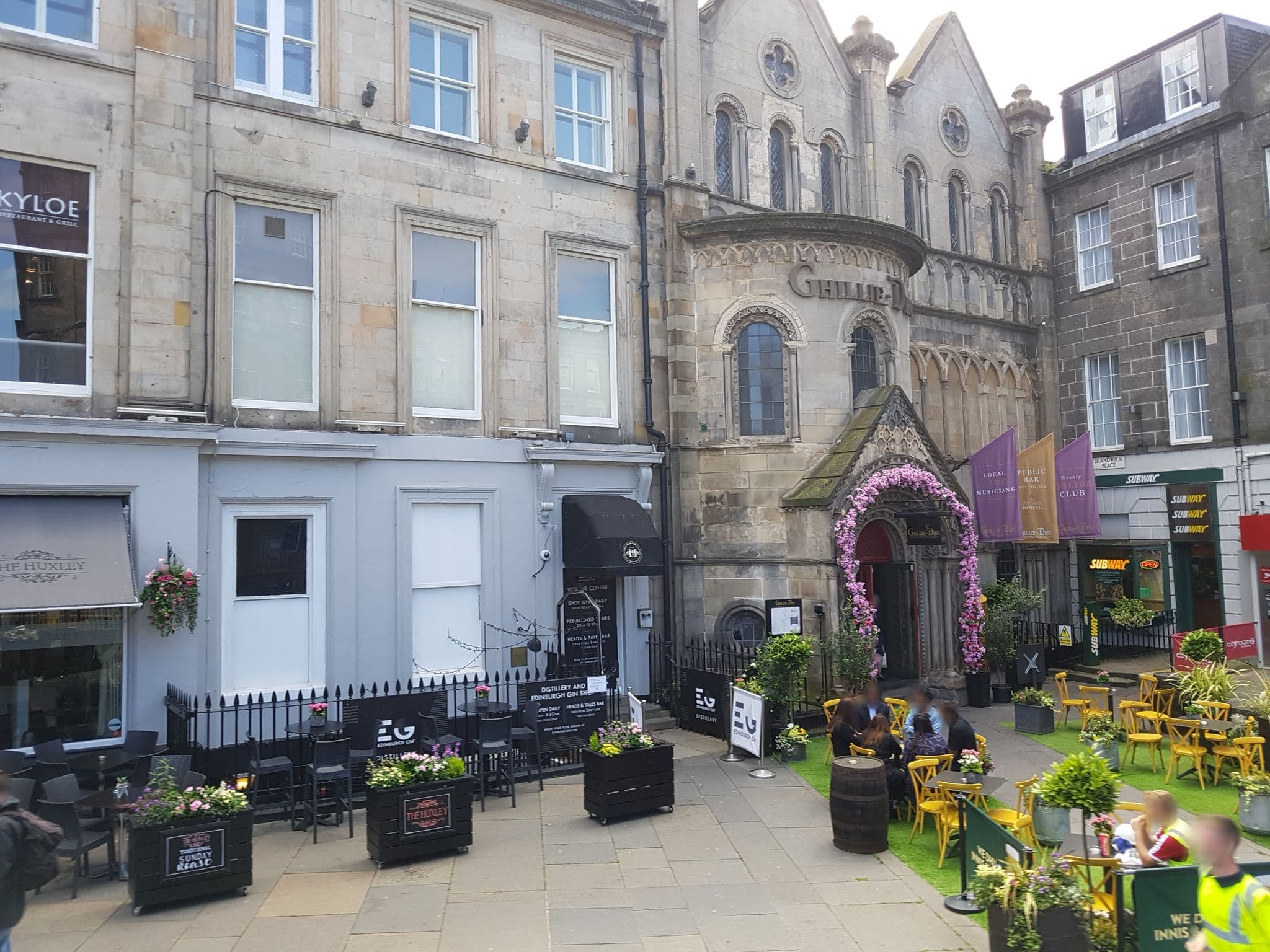 Street view near The Rutland Hotel, Edinburgh