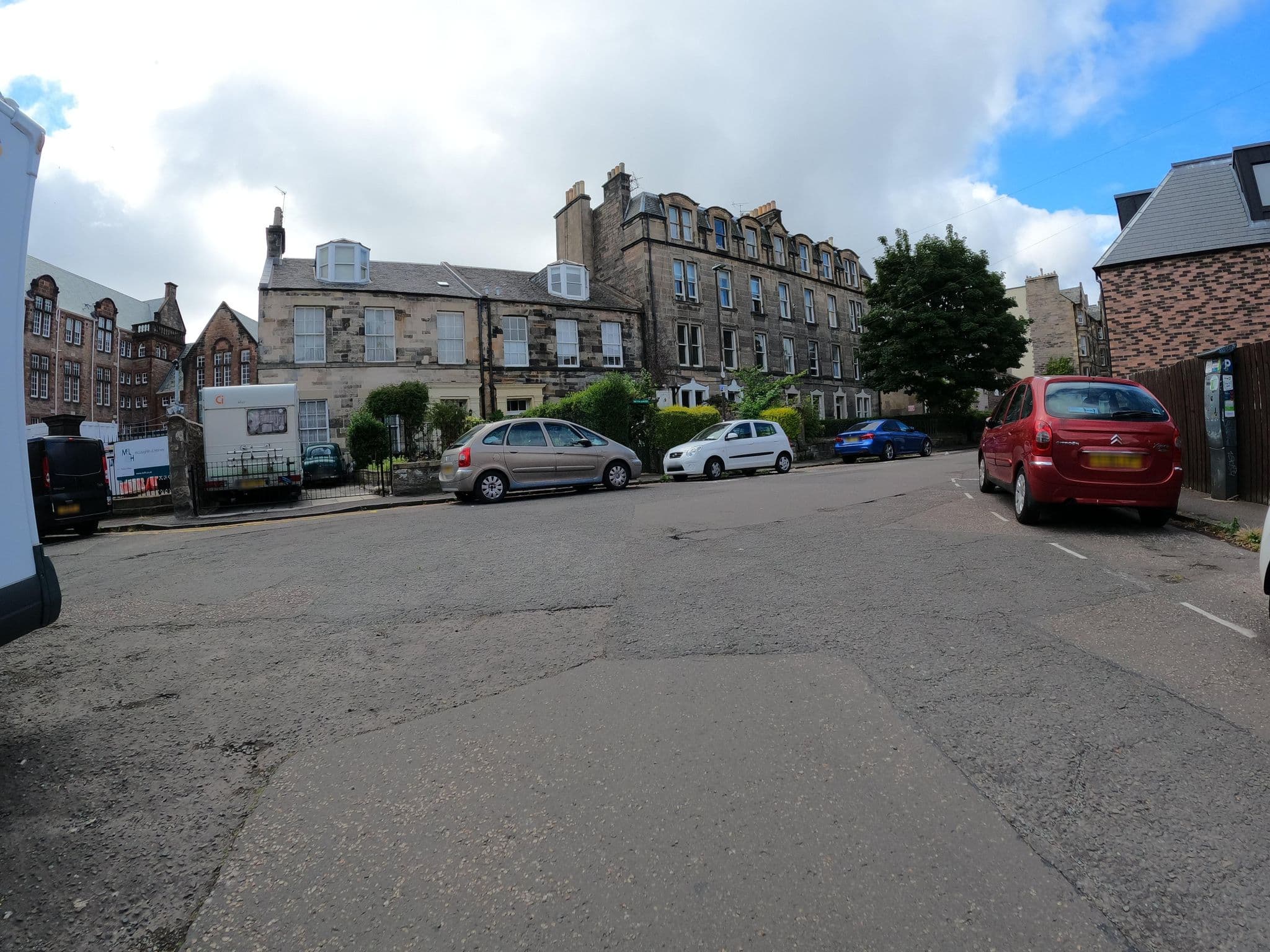 Street view near The Residense, Edinburgh