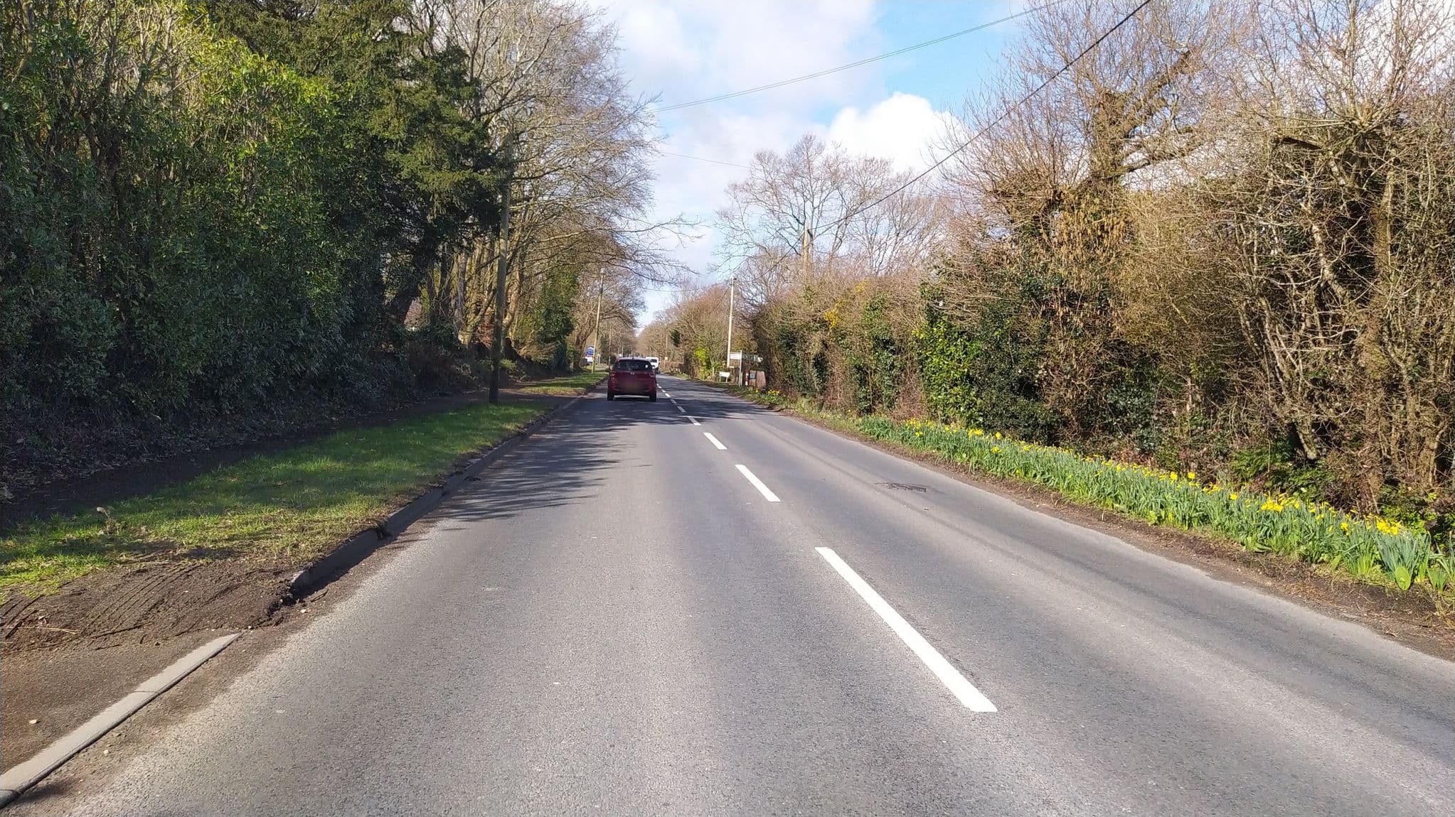 Street view near Southern Comfort, Three Legged Cross — © noid (CC BY-SA · Mapillary)