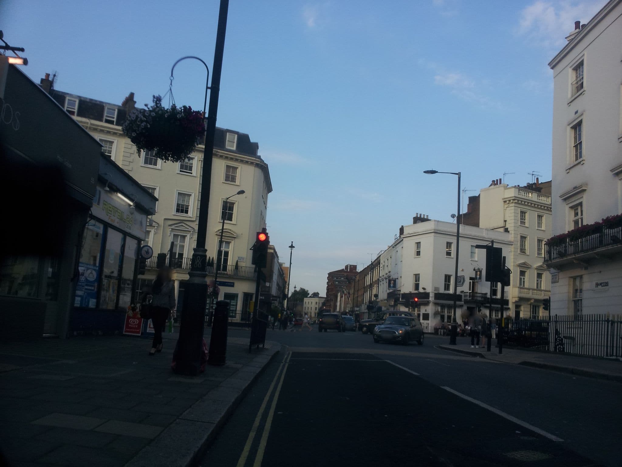 Street view near Tudor Inn Hotel, Pimlico — © paulbiv (CC BY-SA · Mapillary)