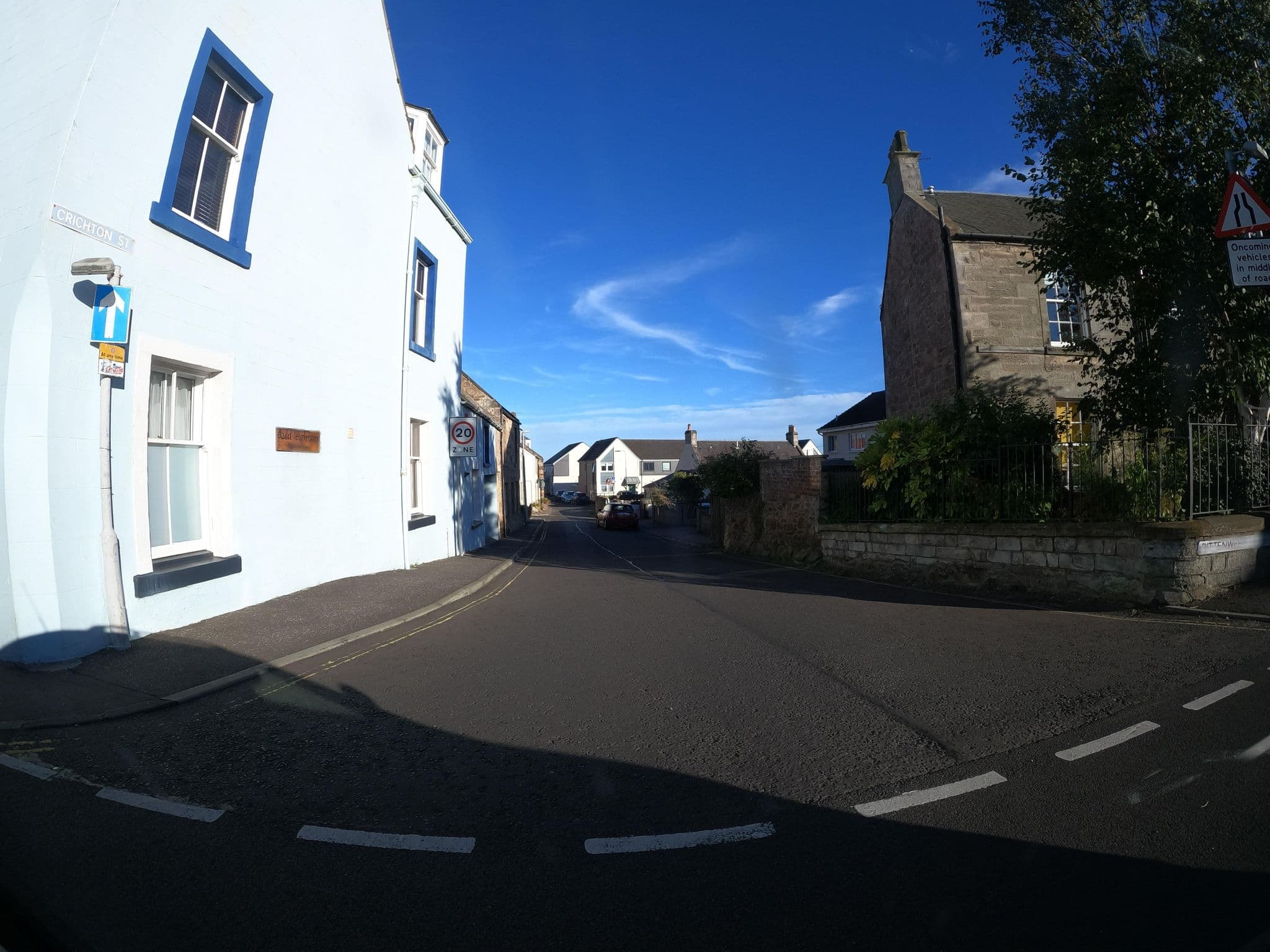 Street view near Chrichton House, Anstruther — © hobgoblin (CC BY-SA · Mapillary)