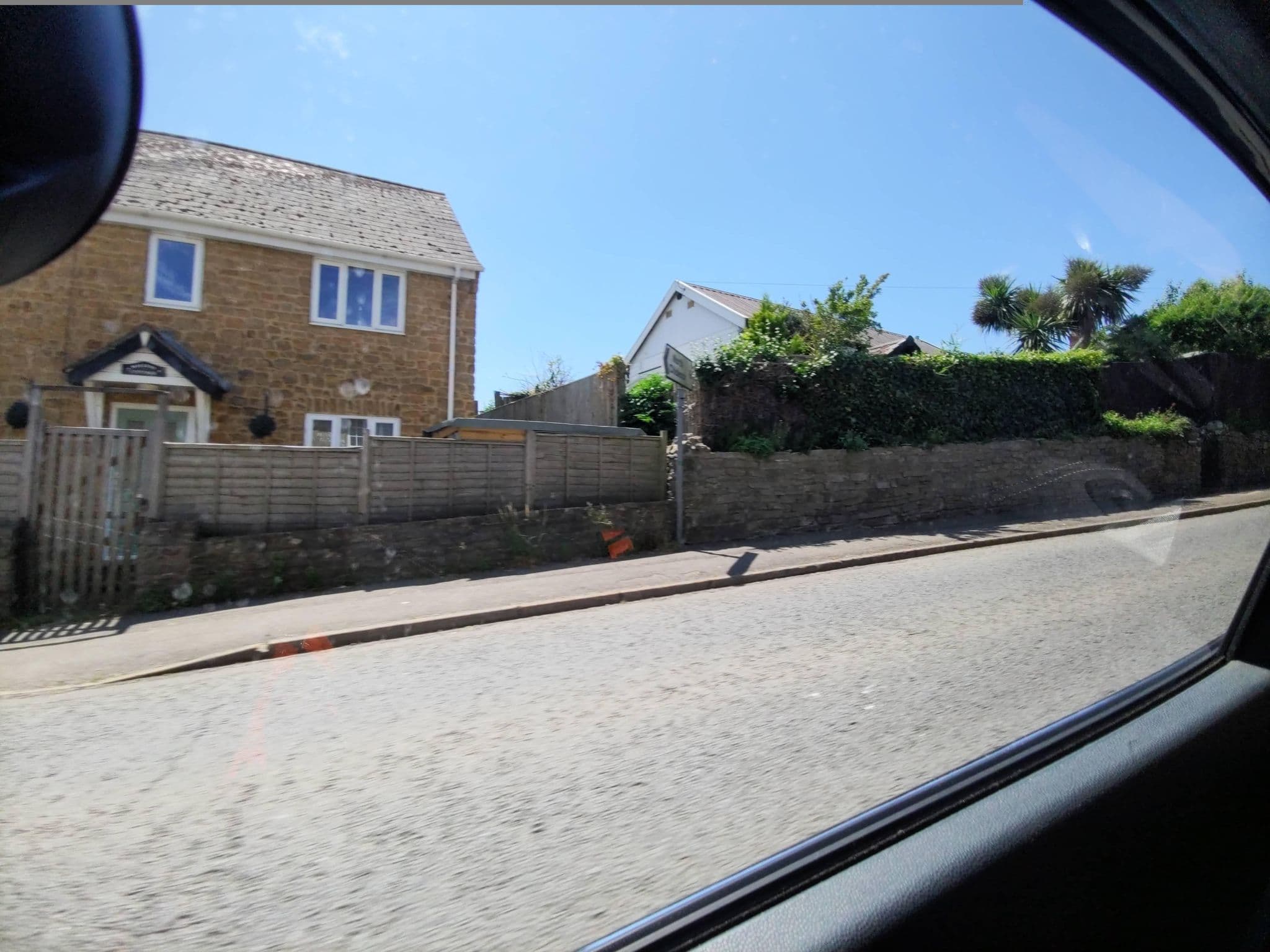 Street view near Warren House Bed & Breakfast, Bridport — © WaggyDog (CC BY-SA · Mapillary)