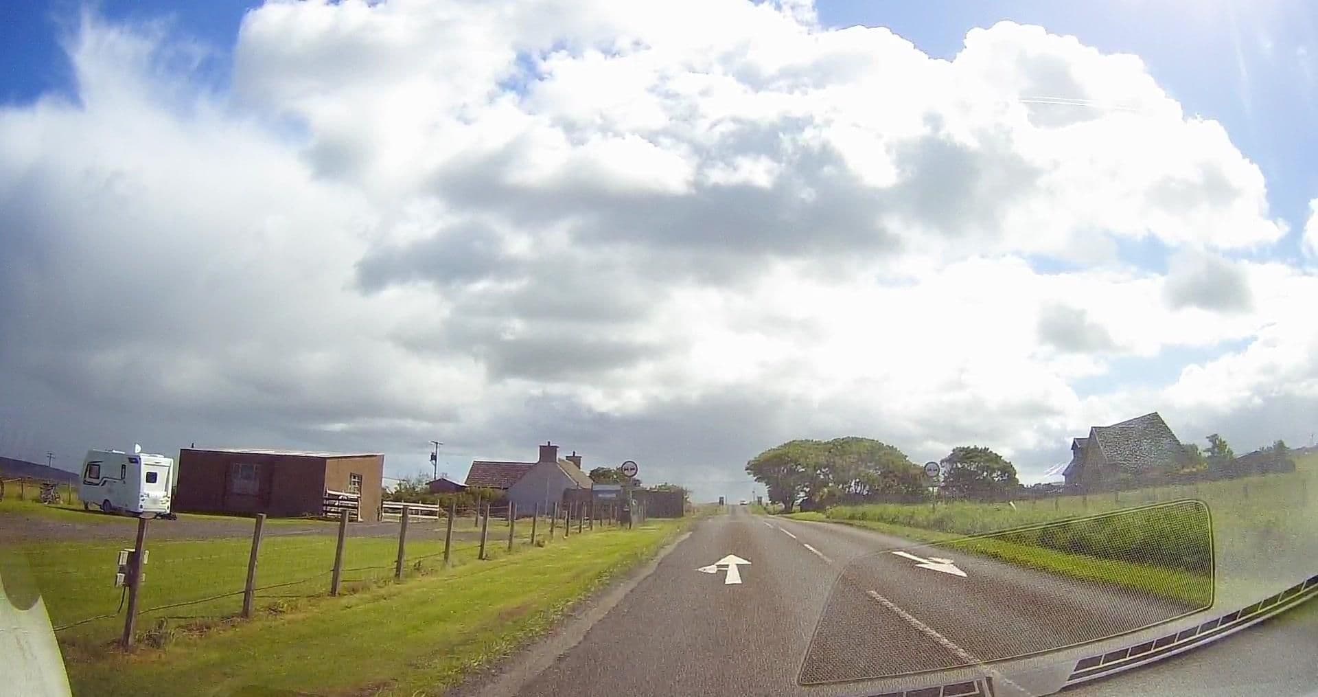 Street view near Murkle Caravan Park, Thurso — © tallguy (CC BY-SA · Mapillary)