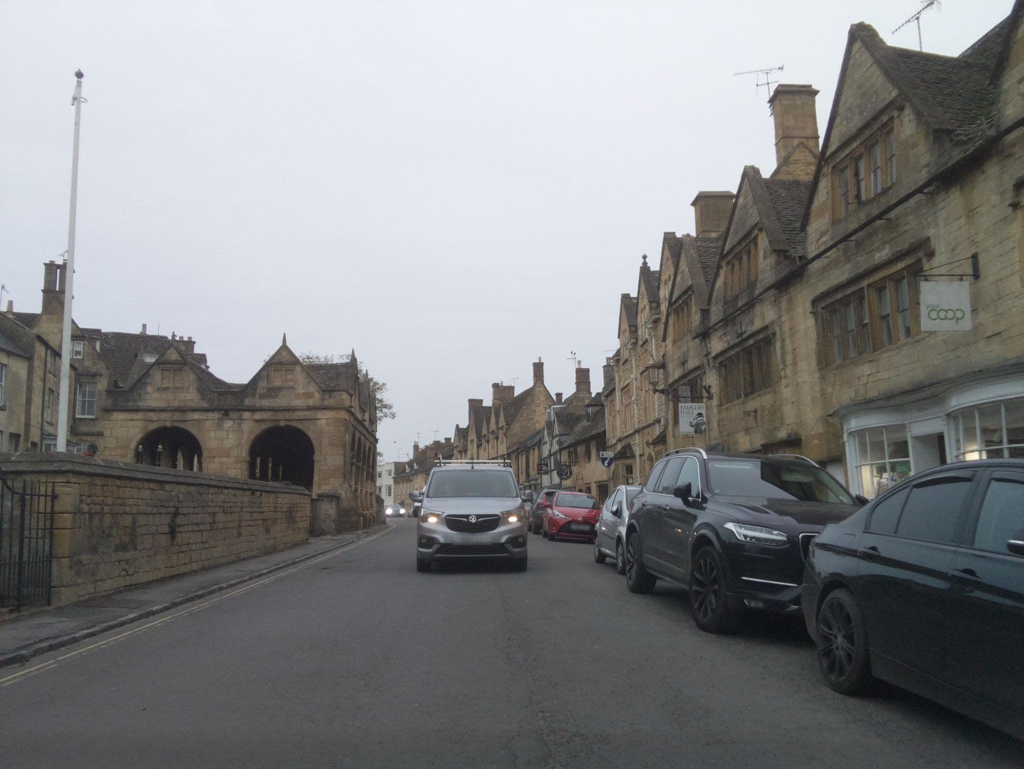 Street view near Badgers Hall, Chipping Campden — © southglos (CC BY-SA · Mapillary)