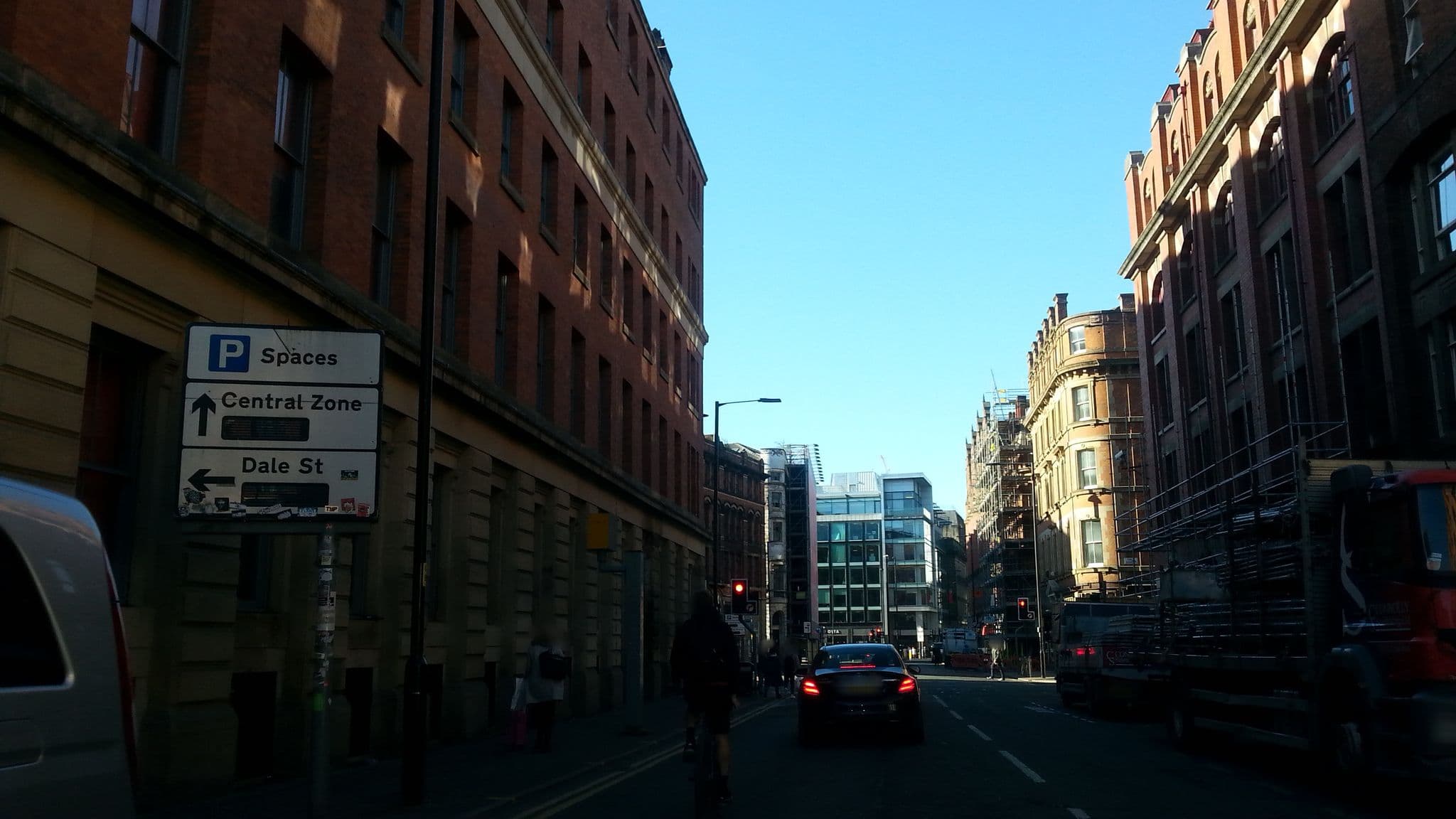 Street view near easyHotel, Manchester — © adam2 (CC BY-SA · Mapillary)