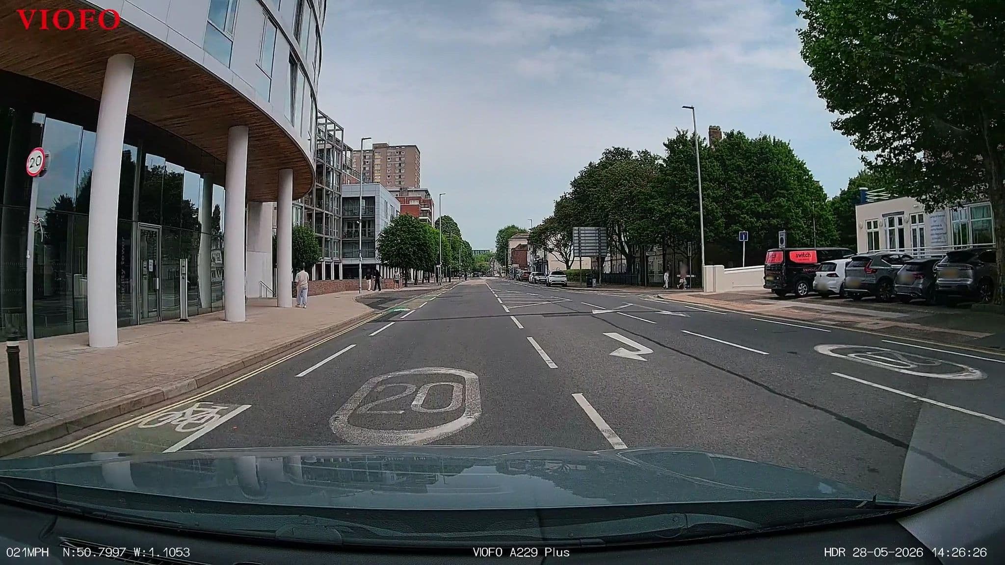 Street view near The Royal Maritime Club, Portsmouth — © RyanBush (CC BY-SA · Mapillary)