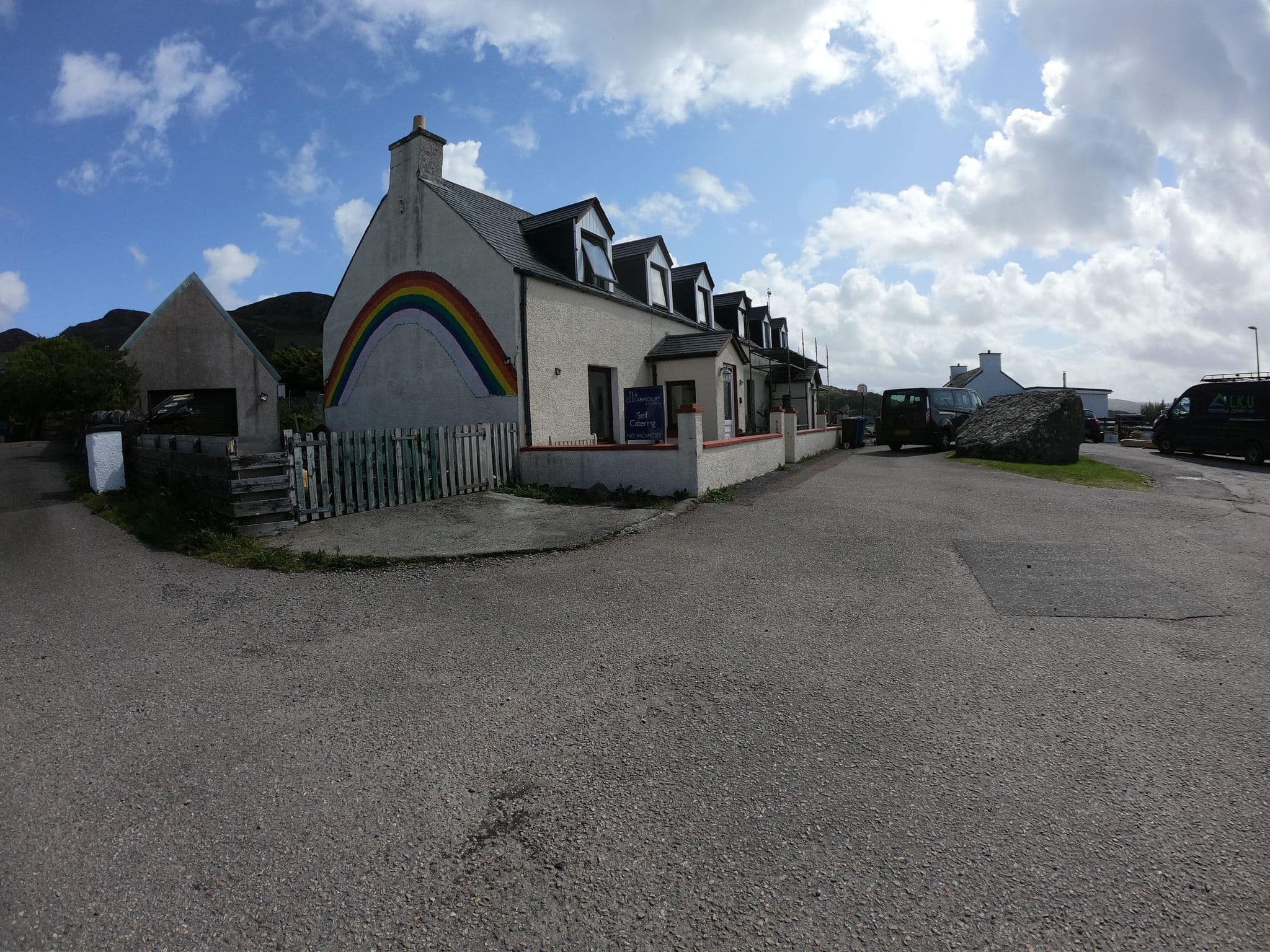 Street view near The Old Armory Guesthouse Self Catering, Ullapool — © joostjakob (CC BY-SA · Mapillary)