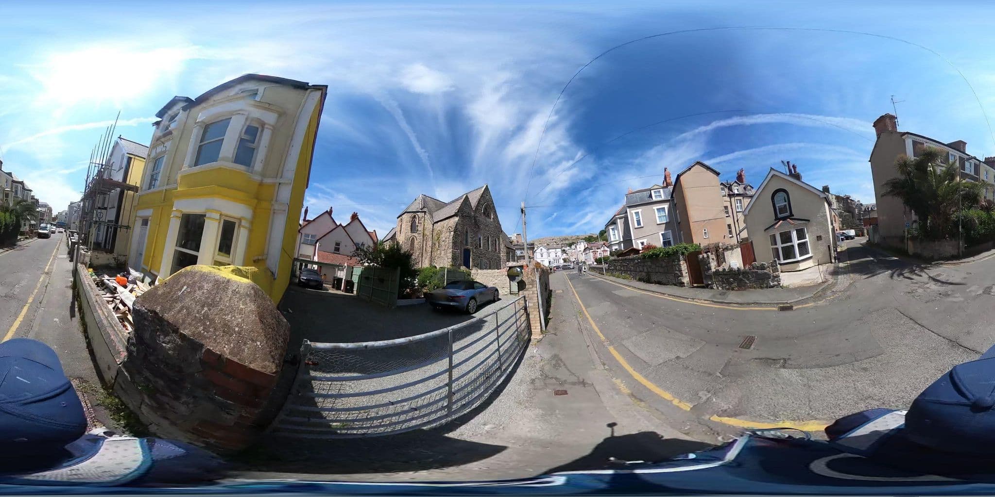 Street view near Arvon House, Llandudno