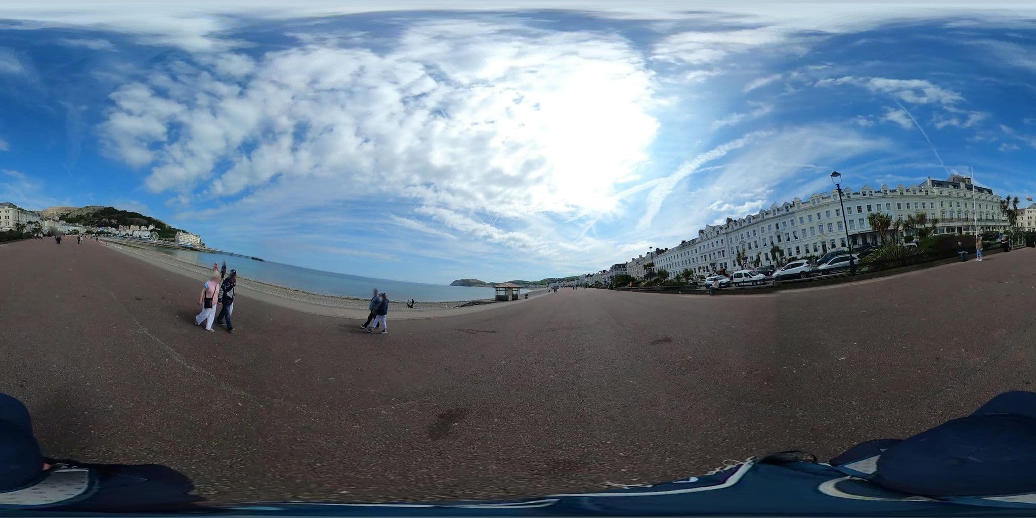 Street view near Elsinore Hotel, Llandudno