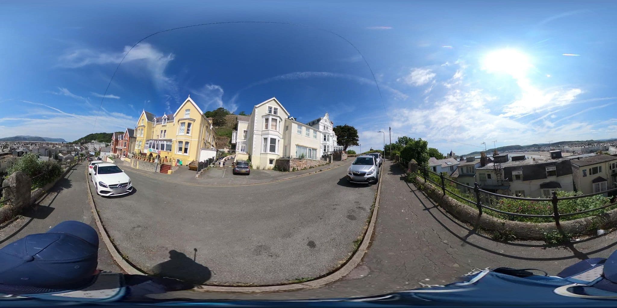 Street view near The View, Llandudno