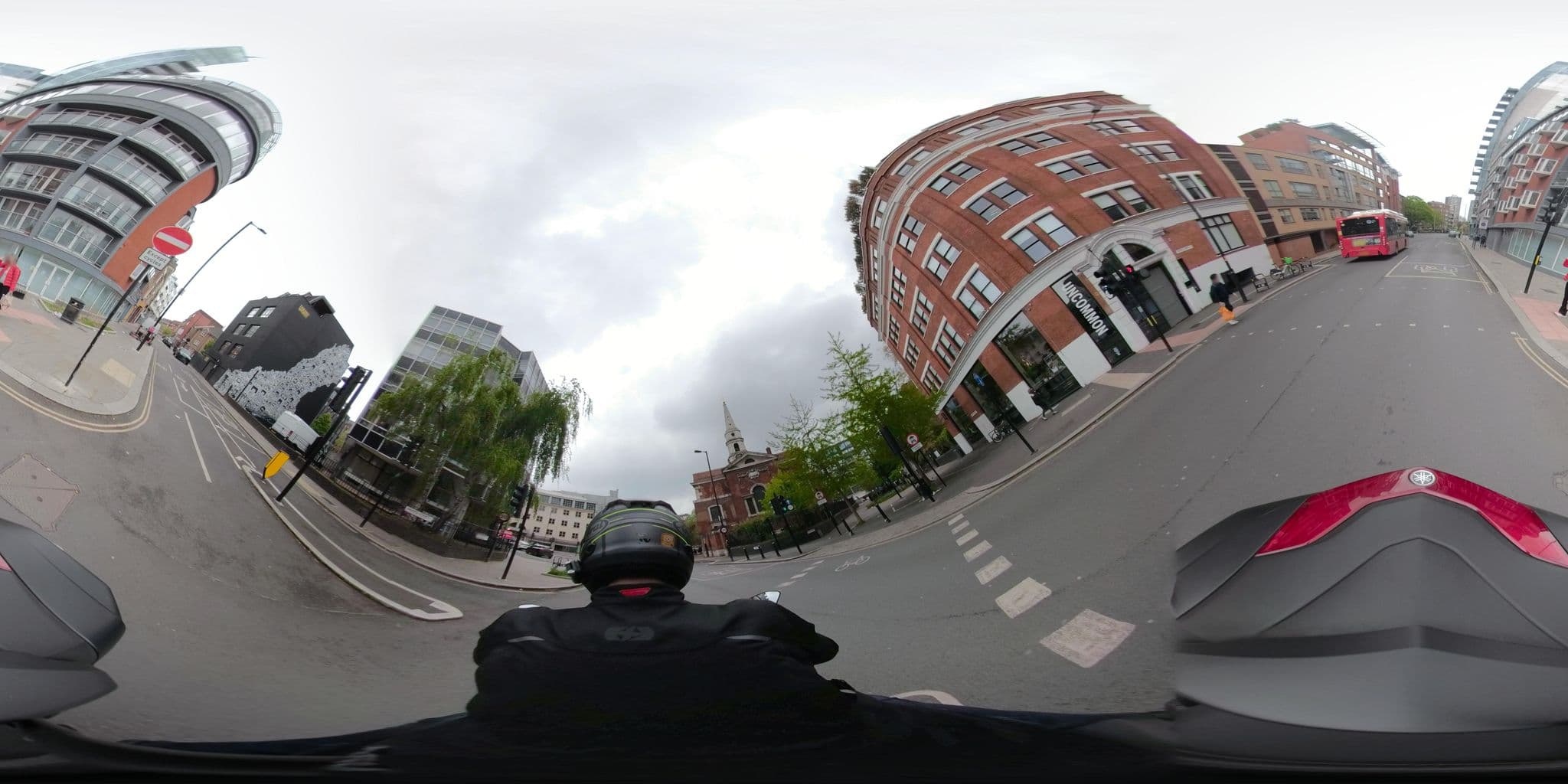 Street view near Sehr and Danyal’s Flat, City of London — © wasd42 (CC BY-SA · Mapillary)