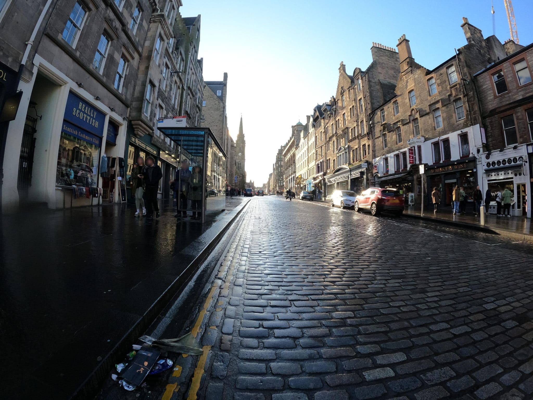 Street view near Royal Mile Backpackers, Edinburgh