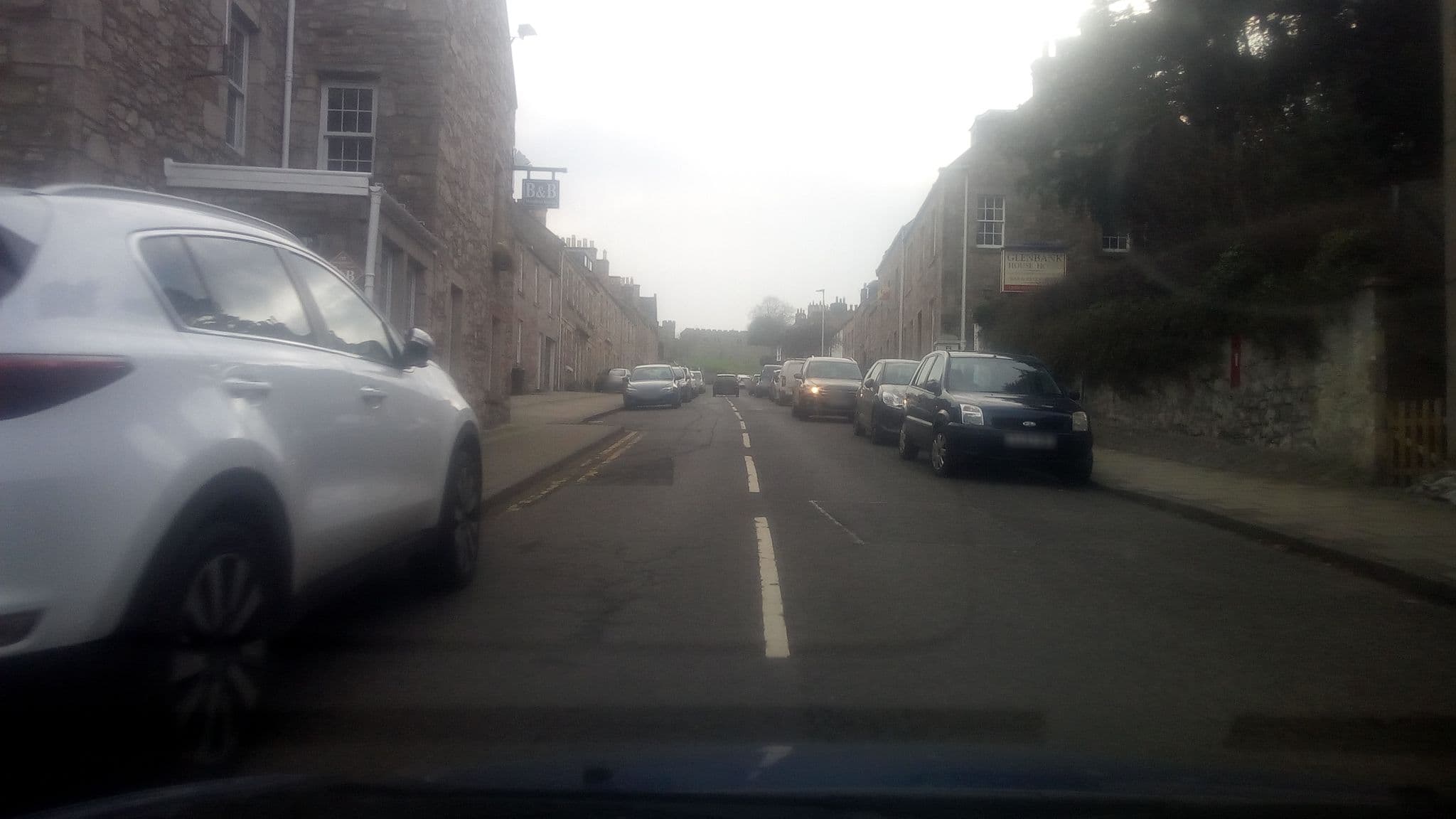 Street view near Meadhon House, Jedburgh — © victuallers (CC BY-SA · Mapillary)