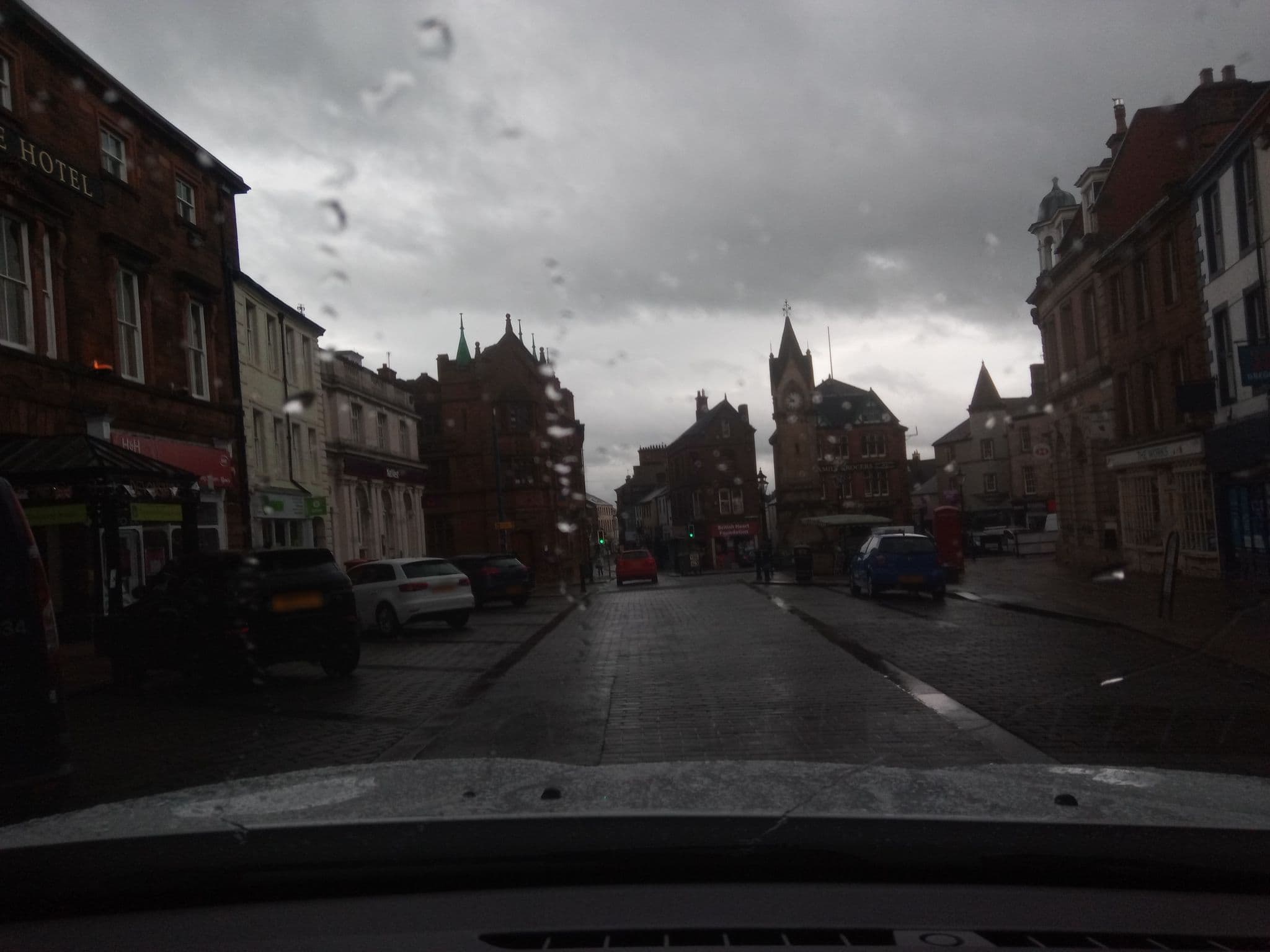 Street view near The George Hotel, Penrith