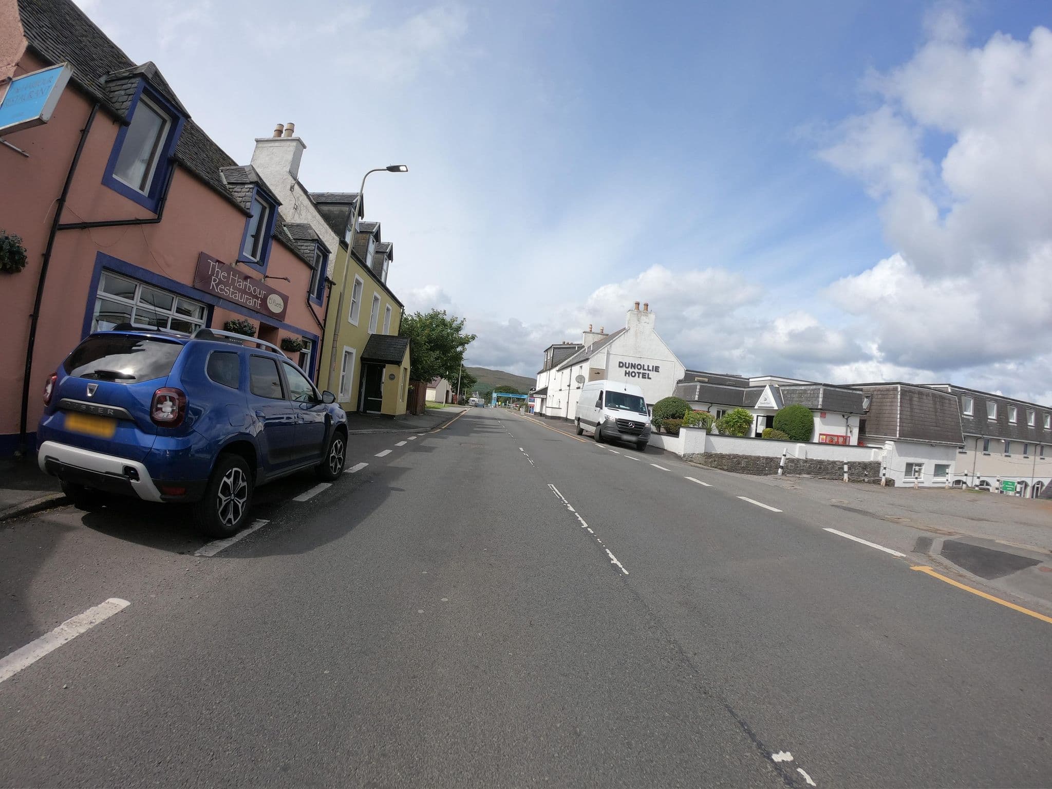 Street view near Hotel Dunollie, Portree