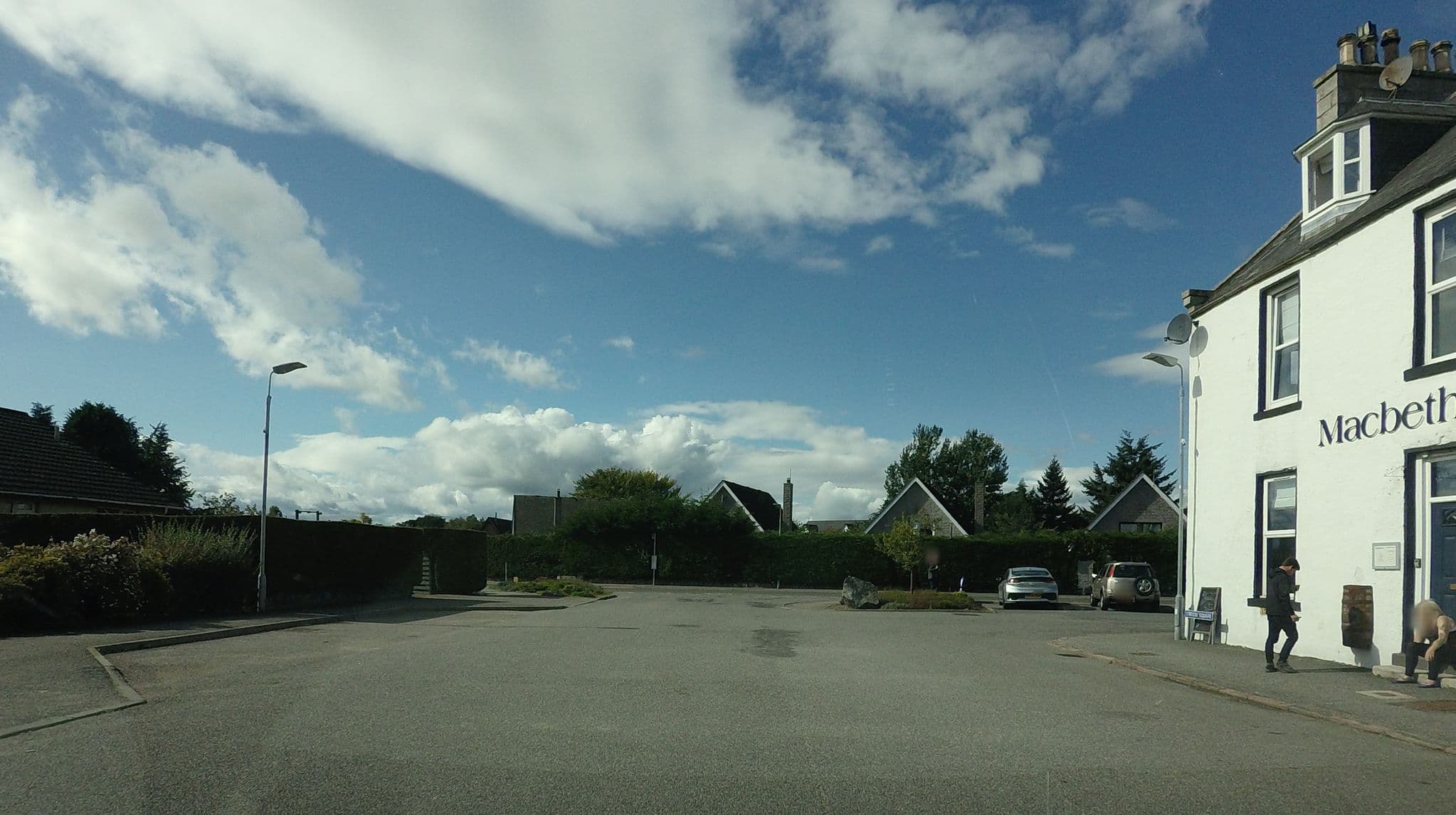 Street view near Macbeth Arms, Torphins — © hobgoblin (CC BY-SA · Mapillary)