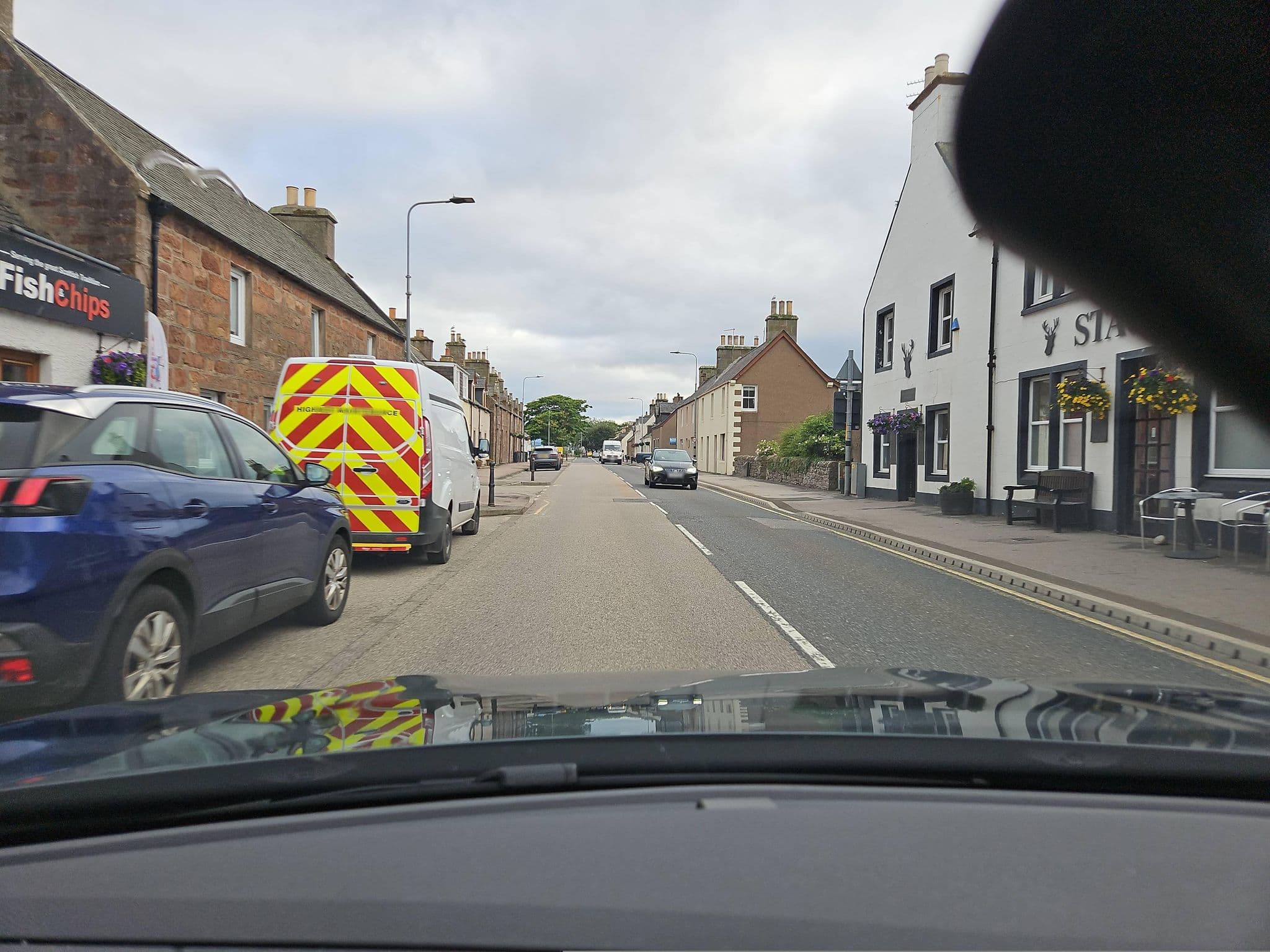Street view near Stags Head Hotel, Golspie — © toho (CC BY-SA · Mapillary)