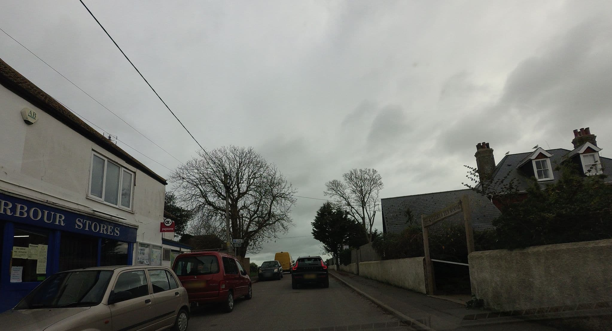 Street view near The Old Vicarage at Rye Harbour, Rye — © tallguy (CC BY-SA · Mapillary)