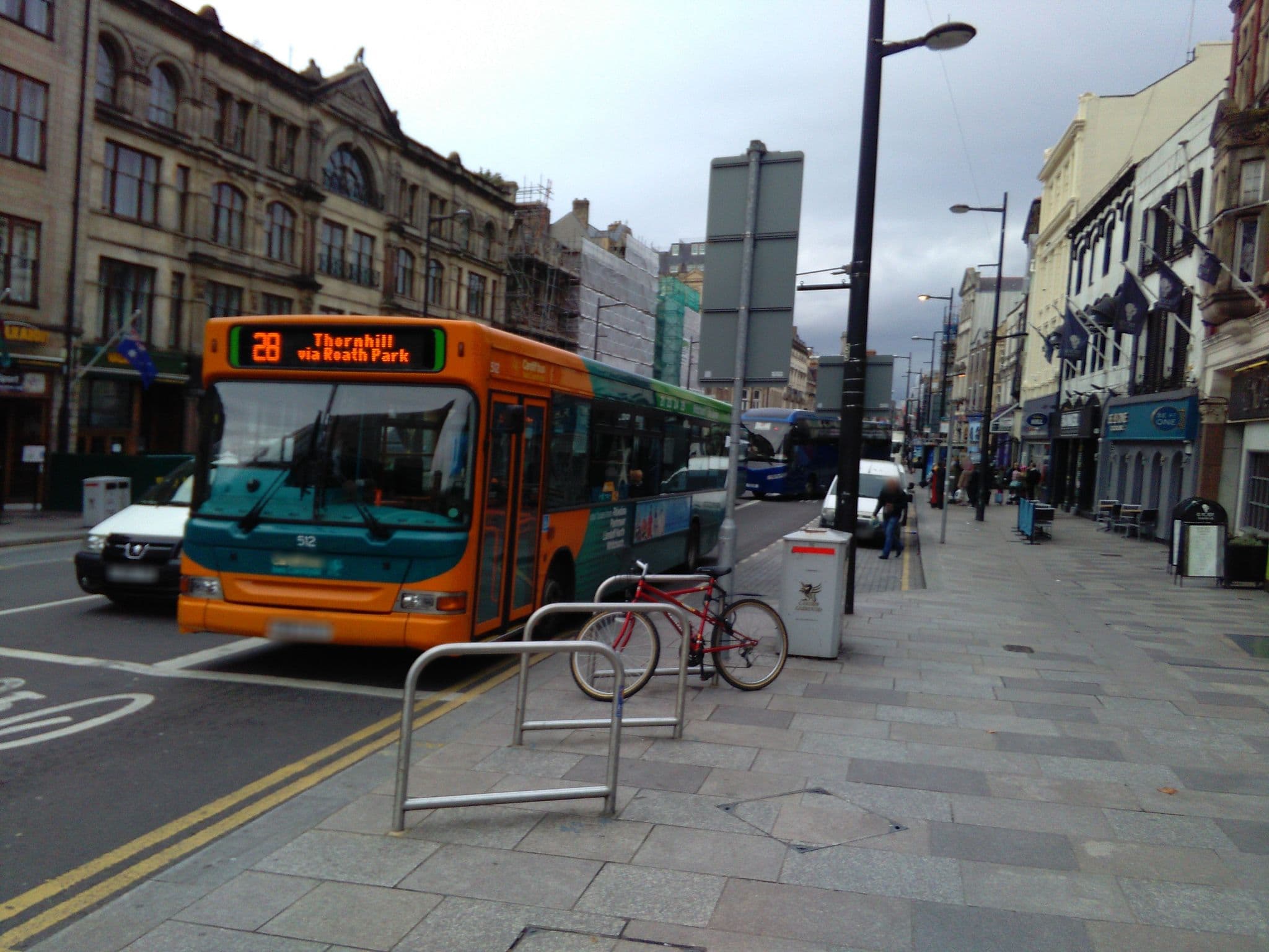 Street view near Travelodge, Cardiff — © ris (CC BY-SA · Mapillary)