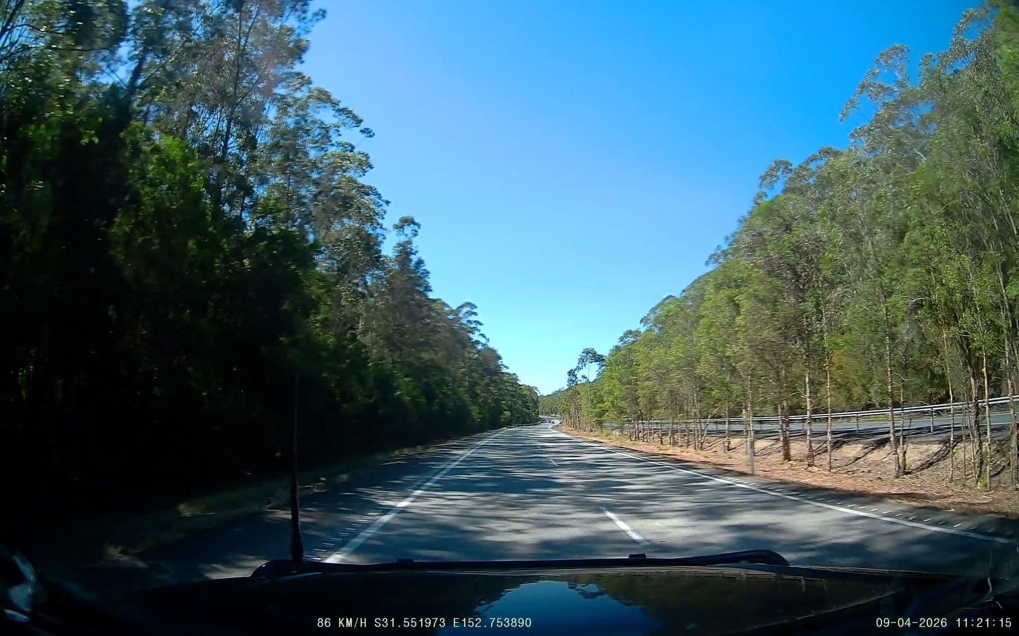 Street view near Burrawan Rest Area, King Creek — © fizzie (CC BY-SA · Mapillary)