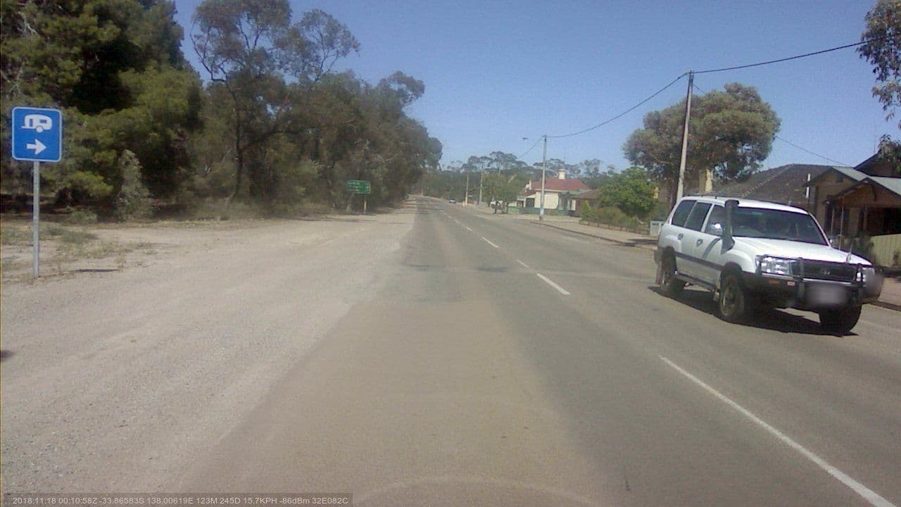 Street view near Bute Caravan Park, Kadina — © bob3bob3 (CC BY-SA · Mapillary)