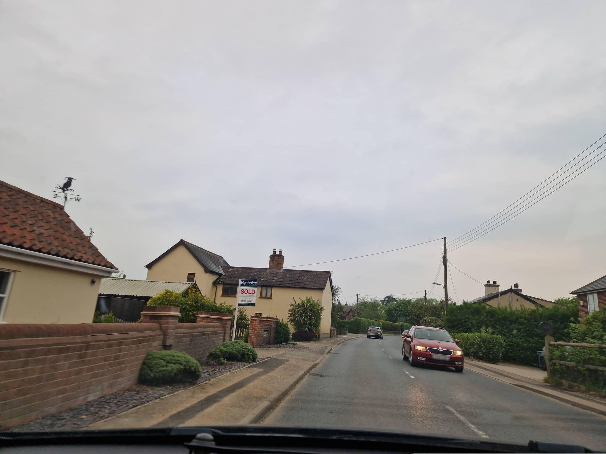 Street view near Jasmine Cottage B&B, Great Waldingfield — © edloach (CC BY-SA · Mapillary)