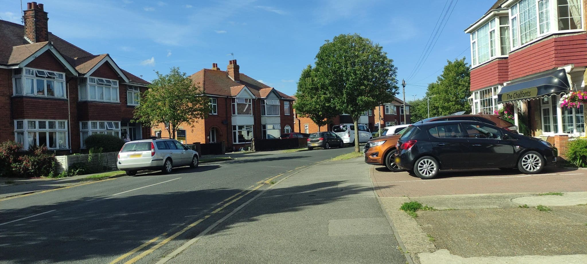 Street view near Chalfont Hotel, Skegness