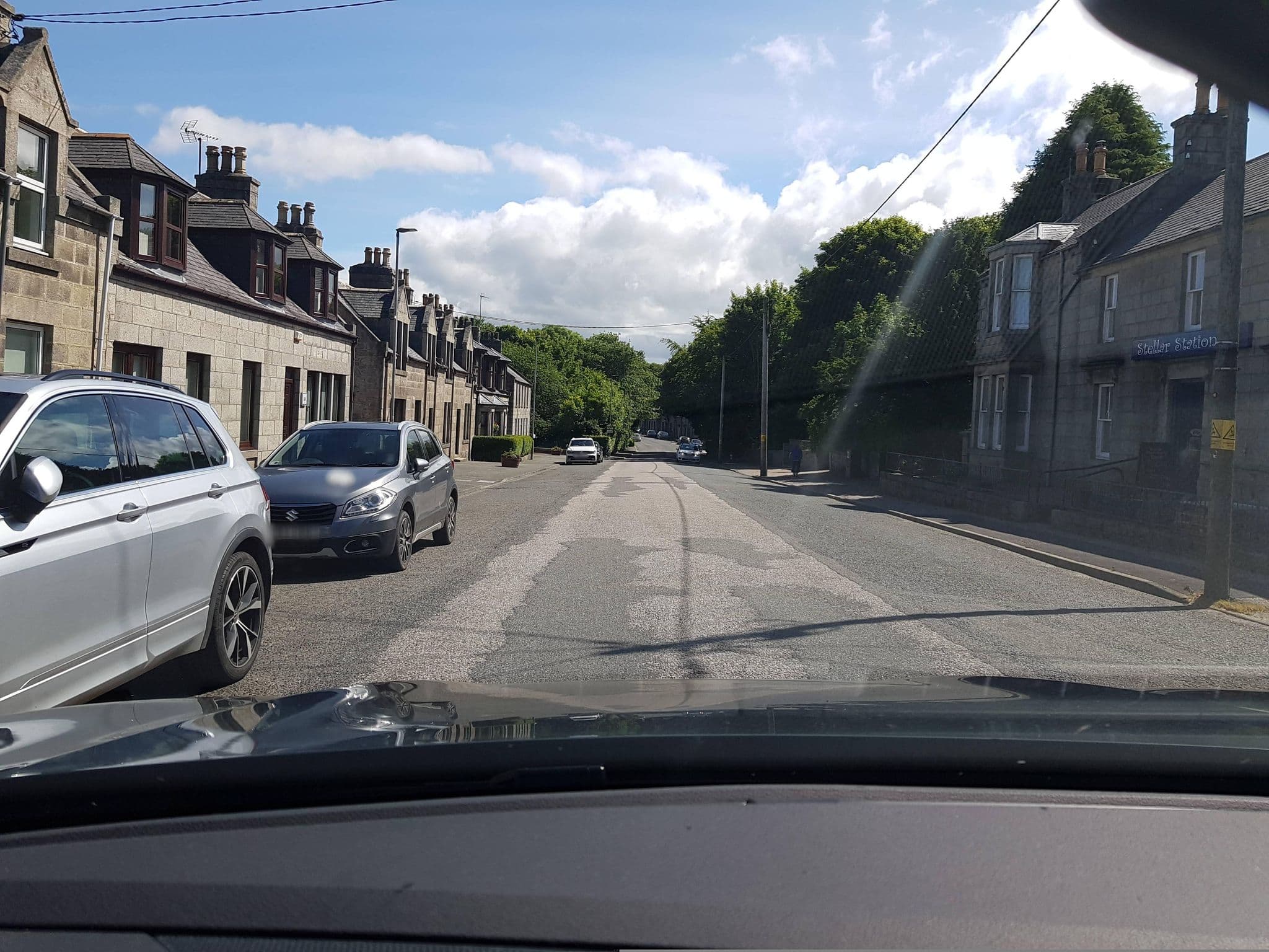 Street view near The Pitsligo Arms, New Pitsligo — © toho (CC BY-SA · Mapillary)
