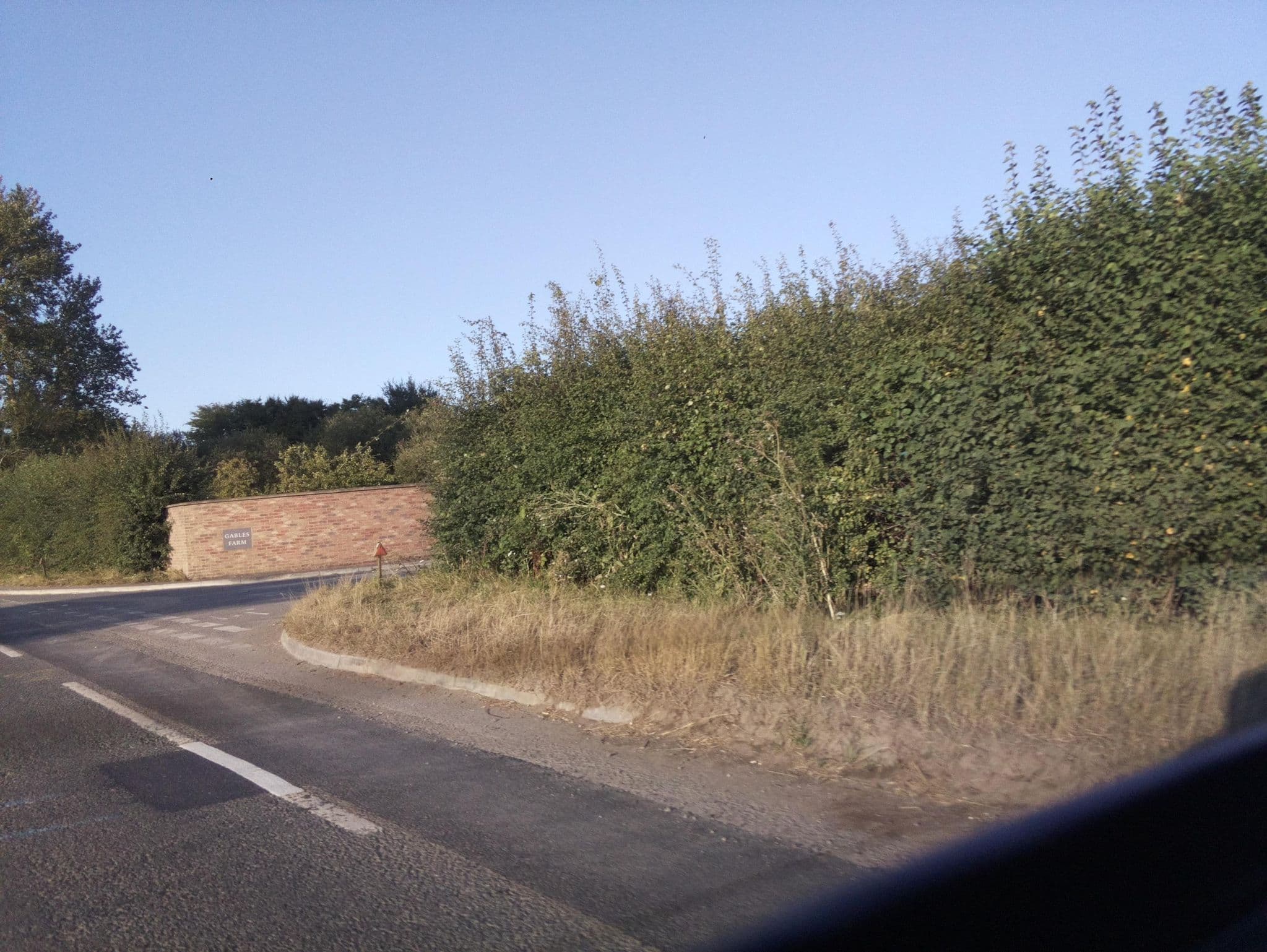 Street view near Gables Farm Caravan and Camping, Frampton on Severn — © southglos (CC BY-SA · Mapillary)