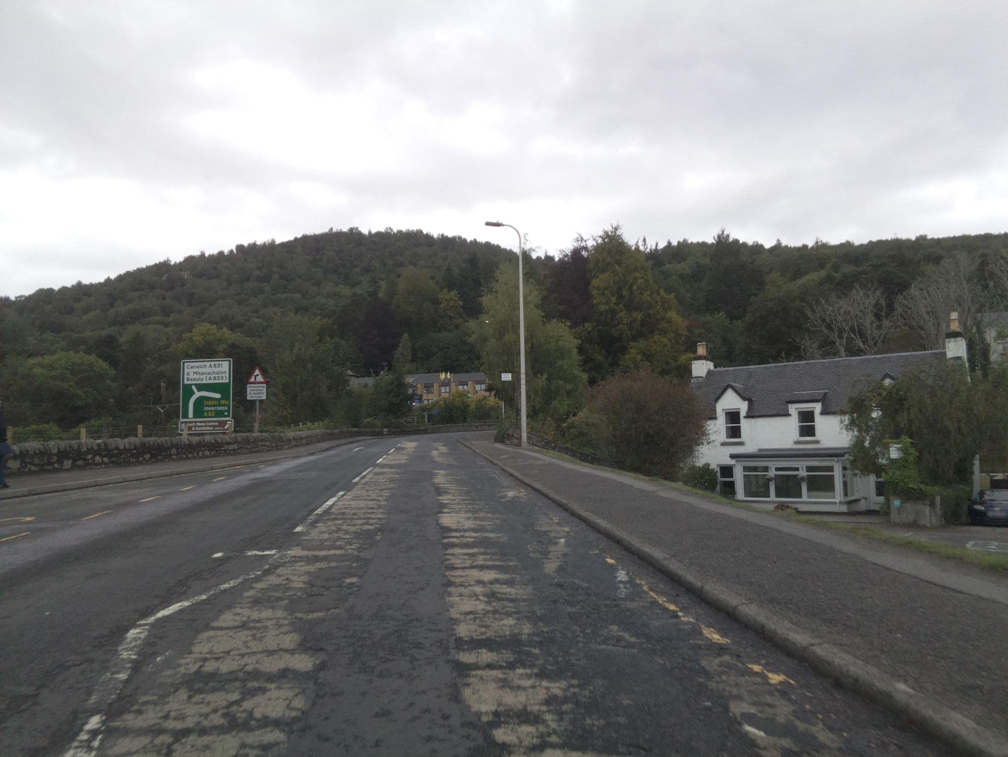 Street view near Greenlea B&B, Drumnadrochit — © southglos (CC BY-SA · Mapillary)