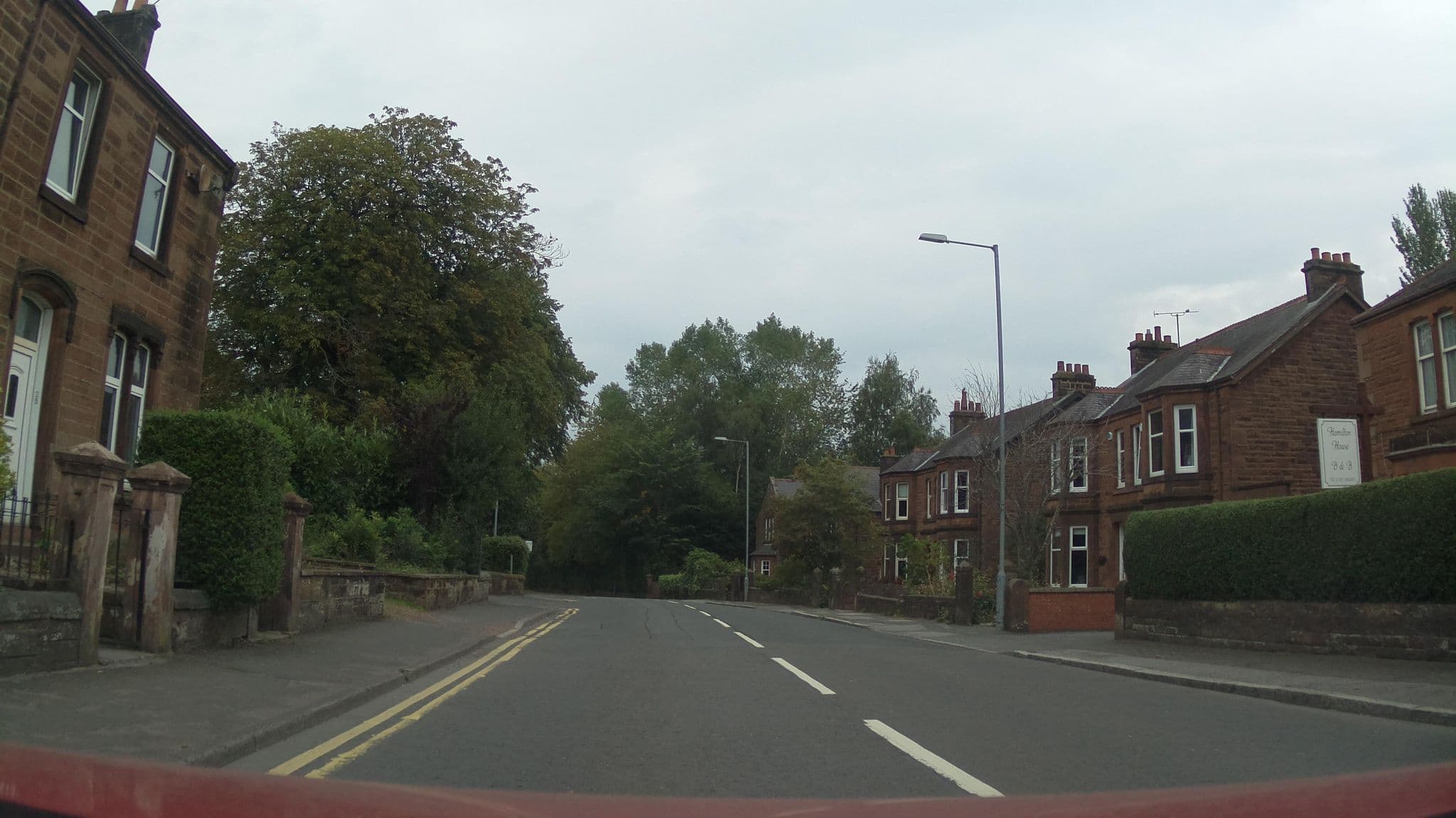 Street view near Hamilton House, Dumfries — © southglos (CC BY-SA · Mapillary)
