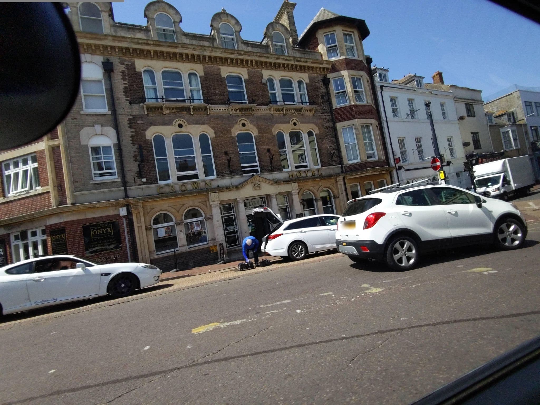 Street view near Townbridge House, Weymouth