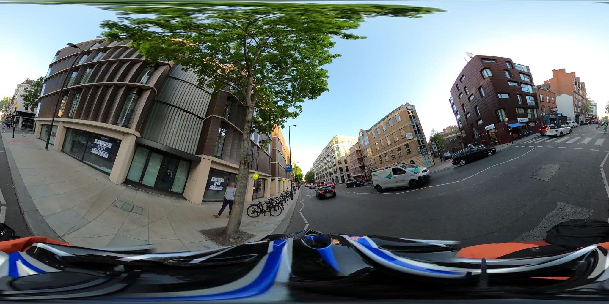 Street view near hub by Premier Inn London Clerkenwell hotel, Clerkenwell — © asturksever (CC BY-SA · Mapillary)