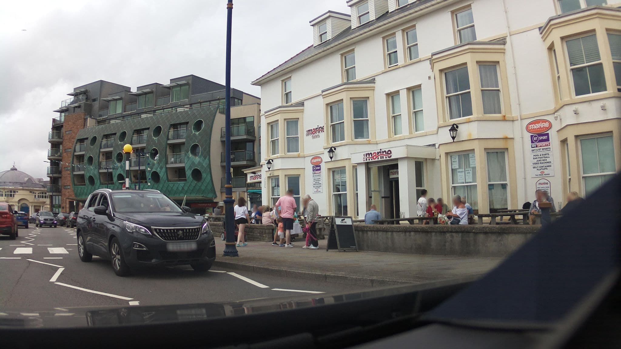 Street view near Marine Flatlets, Porthcawl — © southglos (CC BY-SA · Mapillary)