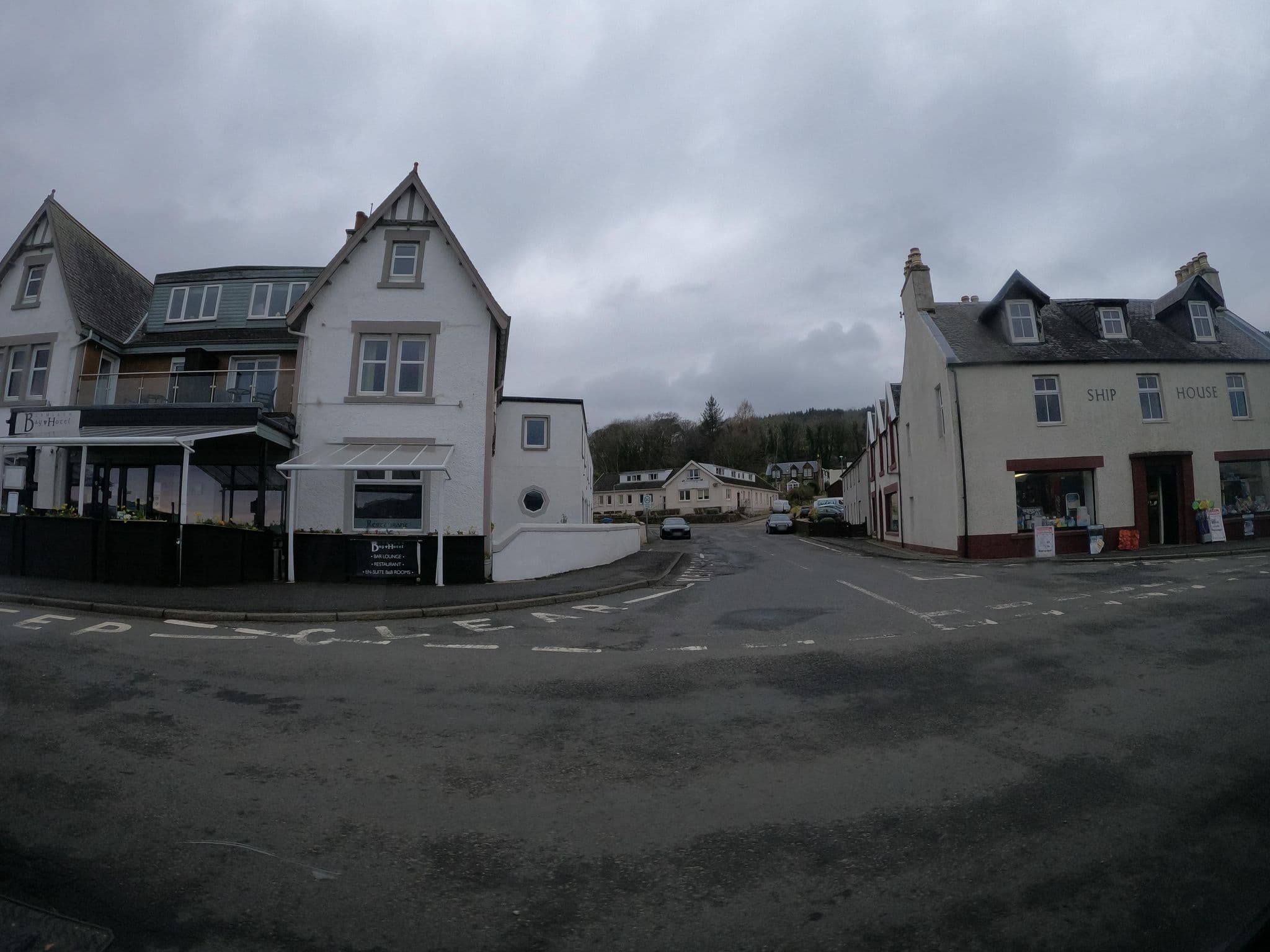 Street view near Lamlash Bay Hotel, Lamlash — © hobgoblin (CC BY-SA · Mapillary)