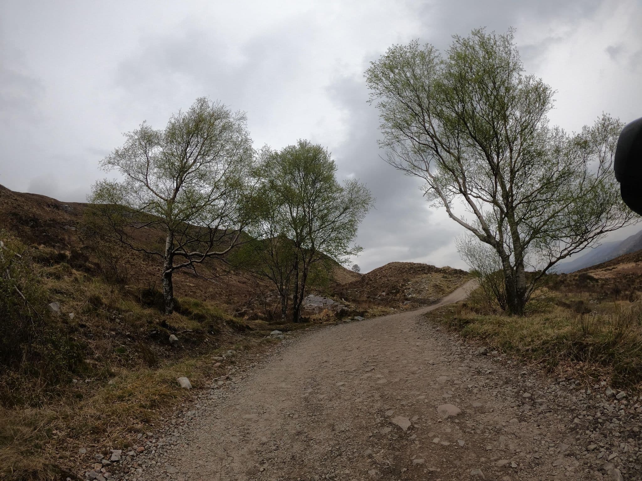 Street view near really small camp site, Fort William