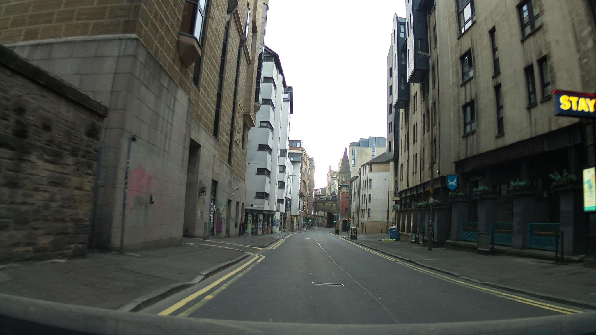 Street view near Stay Central, Edinburgh