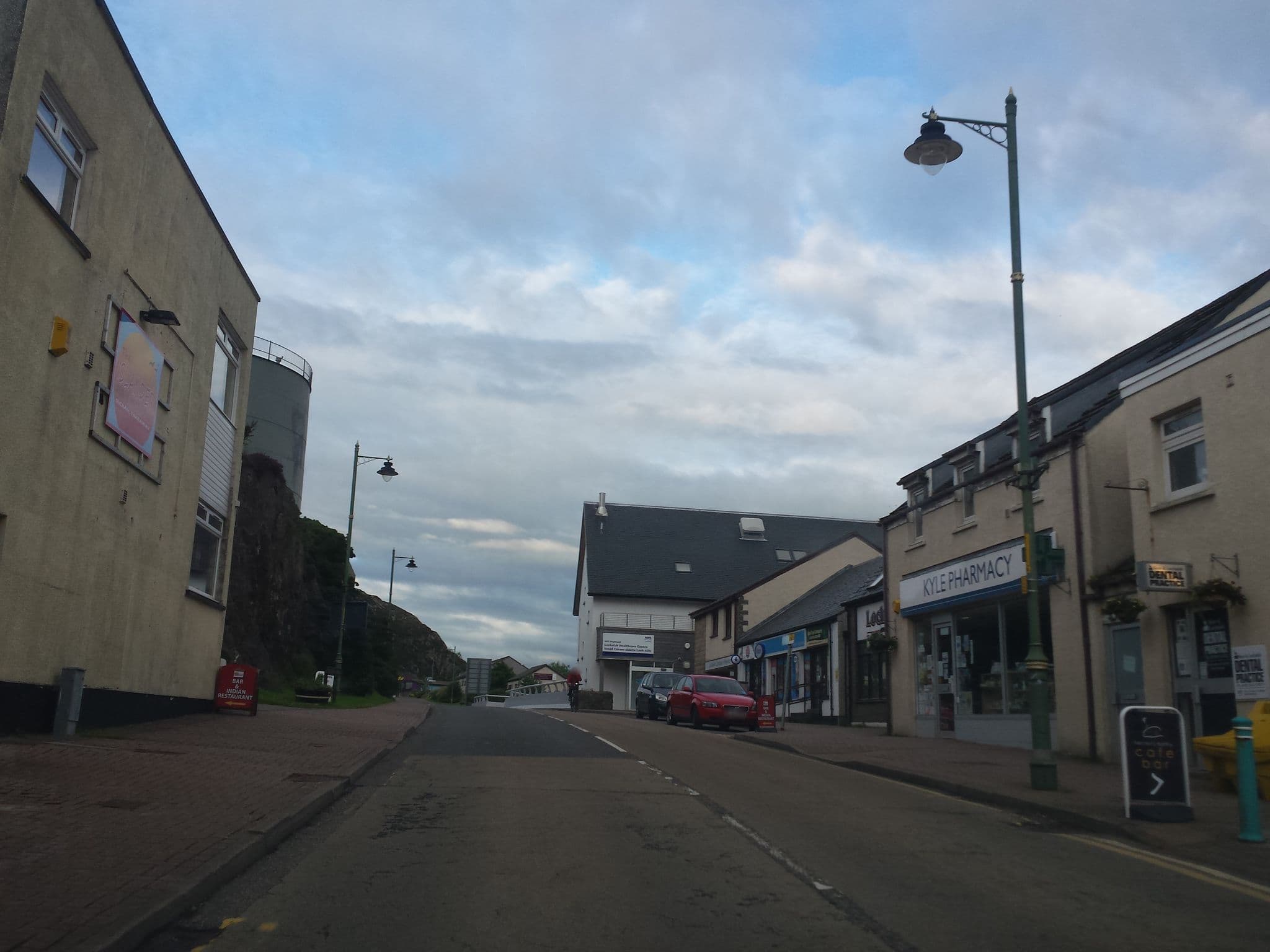 Street view near Skye Bridge Hotel, Portree
