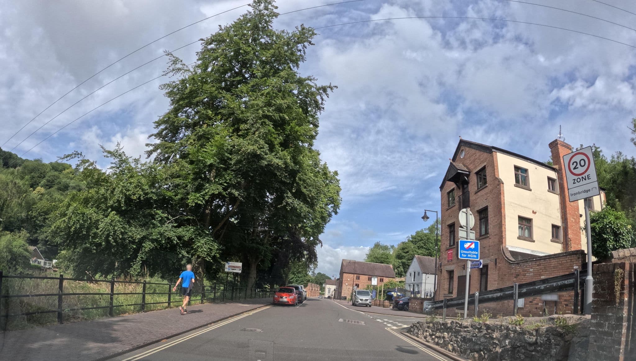 Street view near The Bakehouse, Ironbridge — © hobgoblin (CC BY-SA · Mapillary)