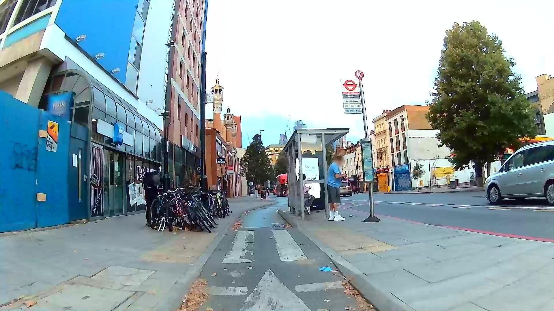 Street view near Adagio, Whitechapel — © rskedgell (CC BY-SA · Mapillary)