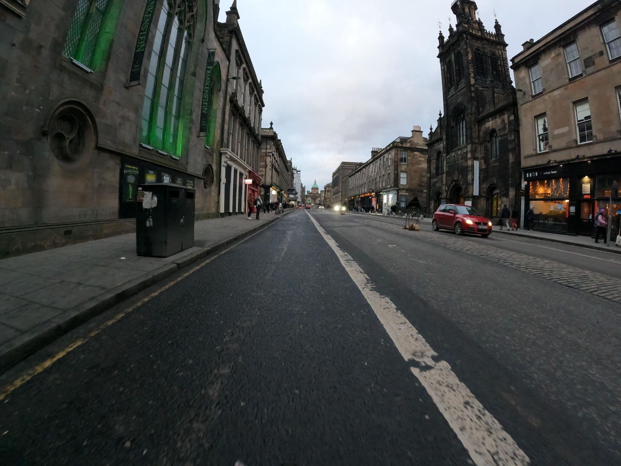 Street view near No. 1 Apartments, Edinburgh — © hobgoblin (CC BY-SA · Mapillary)