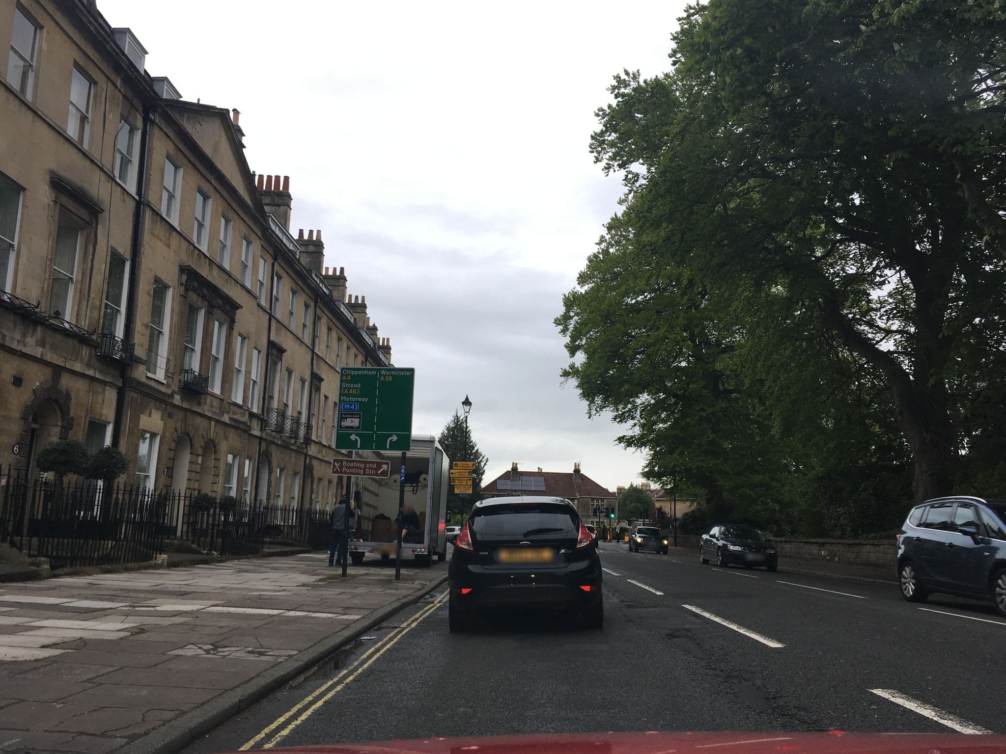 Street view near Jane Austen's Courtyard Apartment, Bath — © southglos (CC BY-SA · Mapillary)
