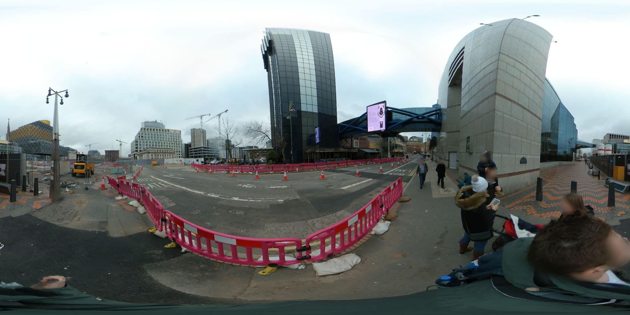 Street view near Hyatt Regency Birmingham, Birmingham