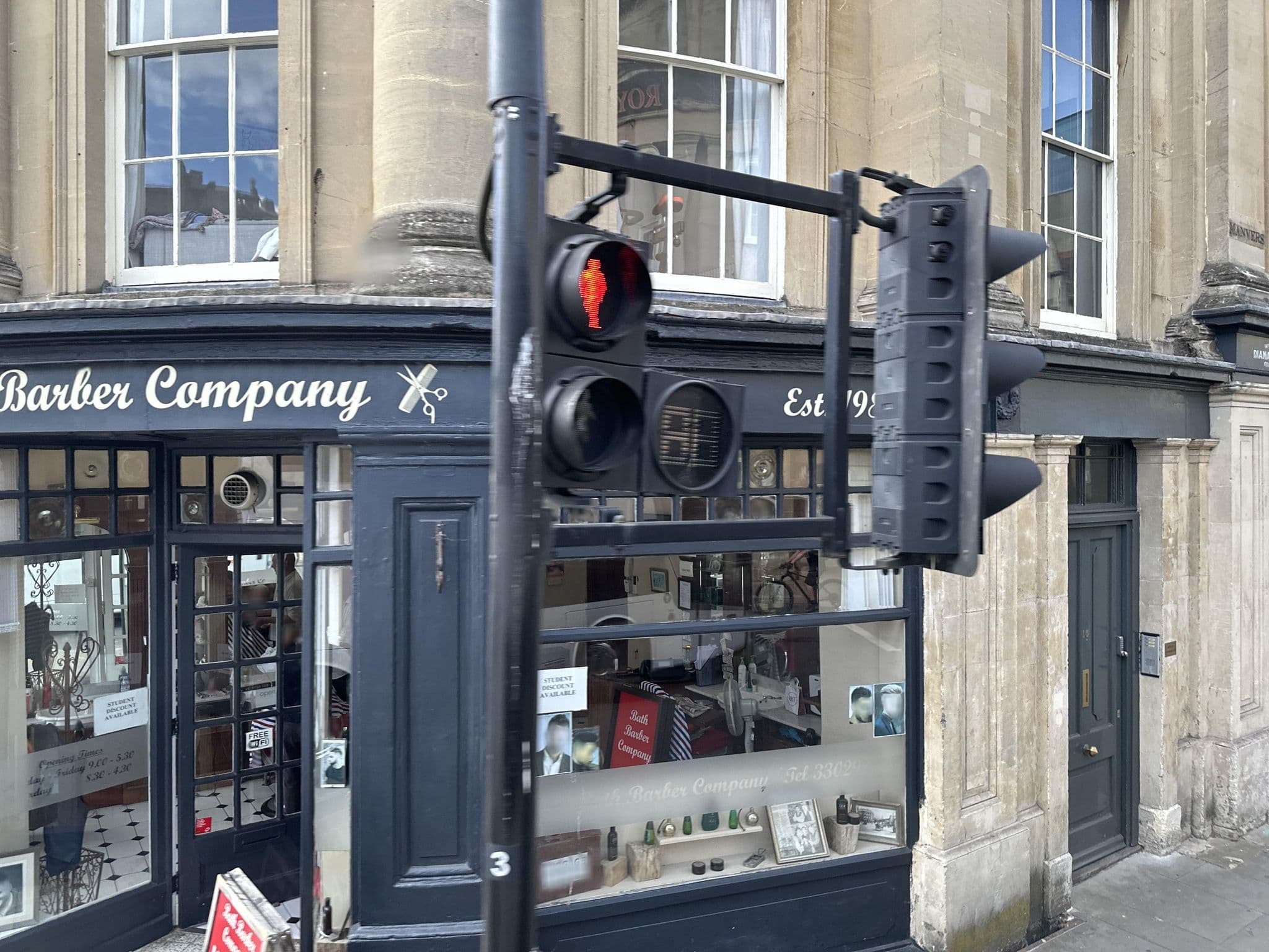 Street view near Royal Hotel, Bath