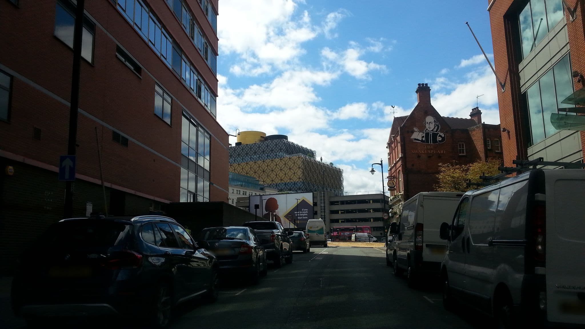 Street view near Ibis Styles, Birmingham