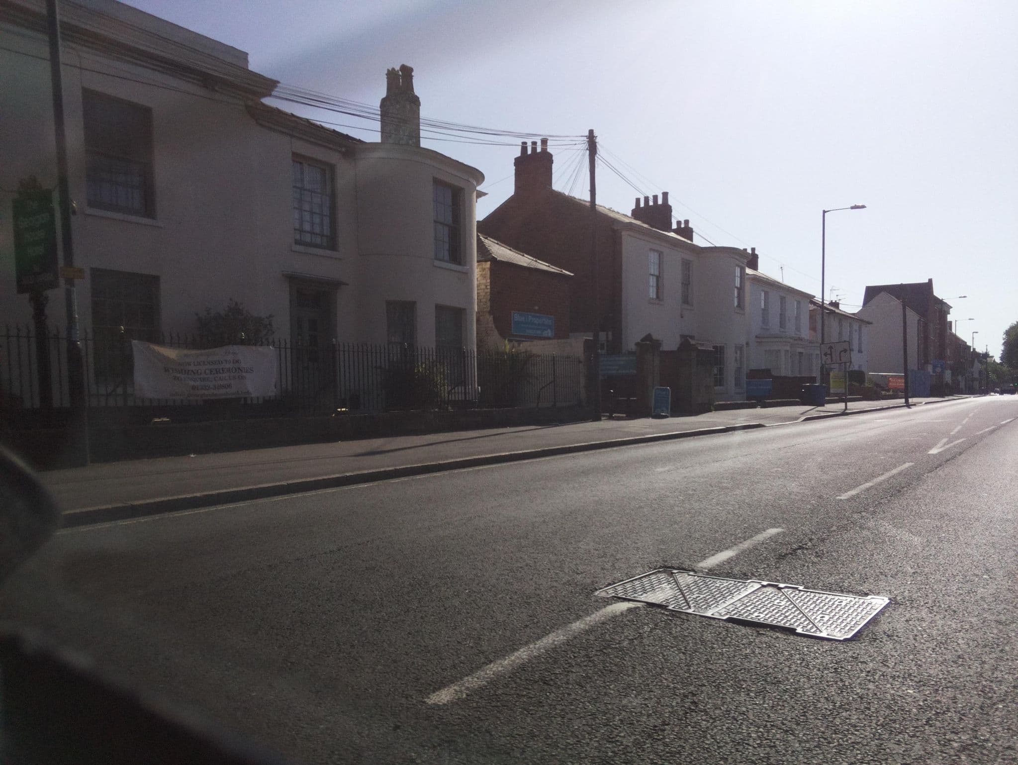 Street view near Georgian House Hotel, Derby — © southglos (CC BY-SA · Mapillary)