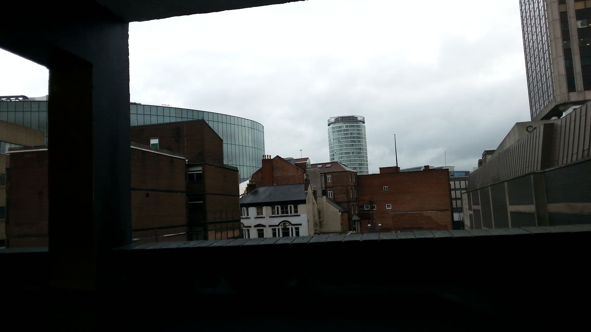 Street view near Radisson Blu hotel, Birmingham