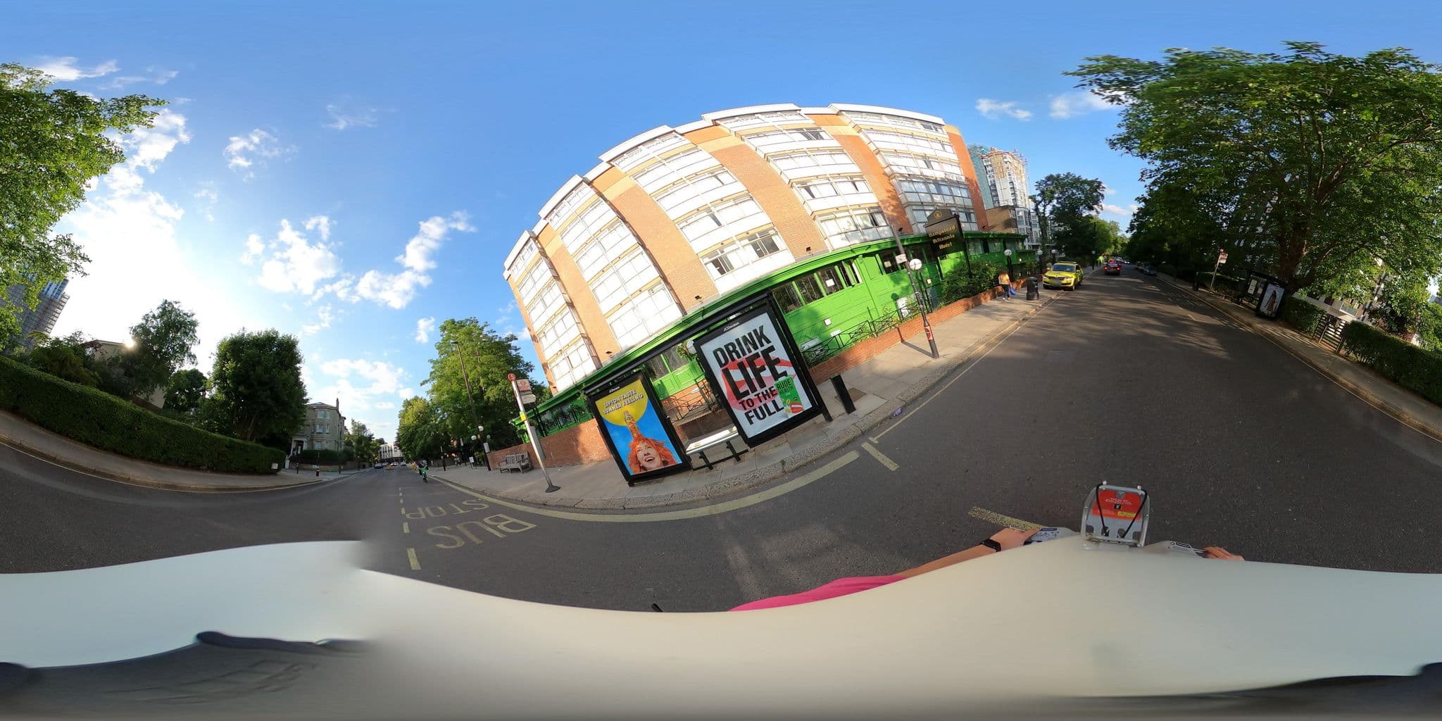 Street view near Hampstead Britannia Hotel, Belsize Park — © NatchaponJ (CC BY-SA · Mapillary)