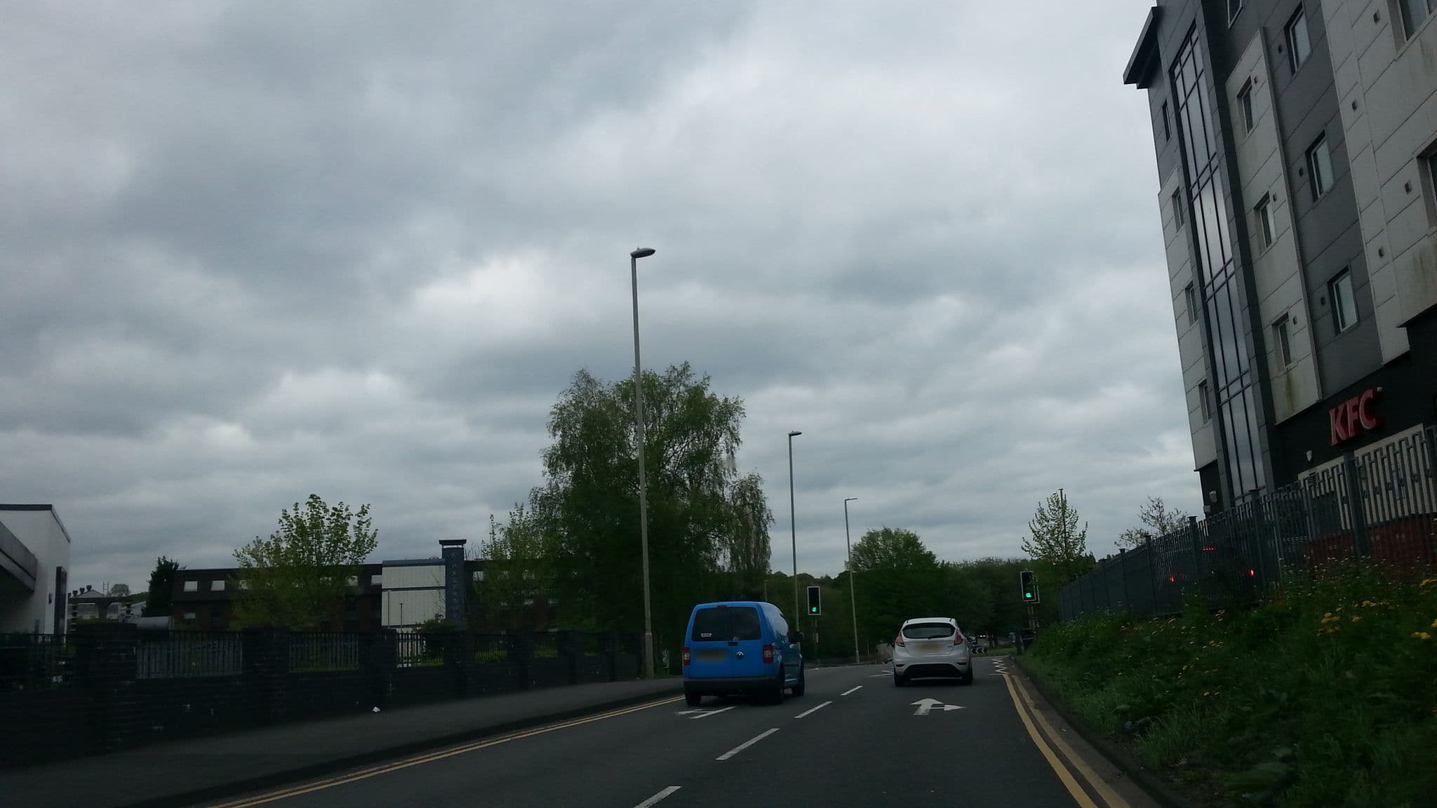 Street view near Travelodge, Halesowen — © adam2 (CC BY-SA · Mapillary)